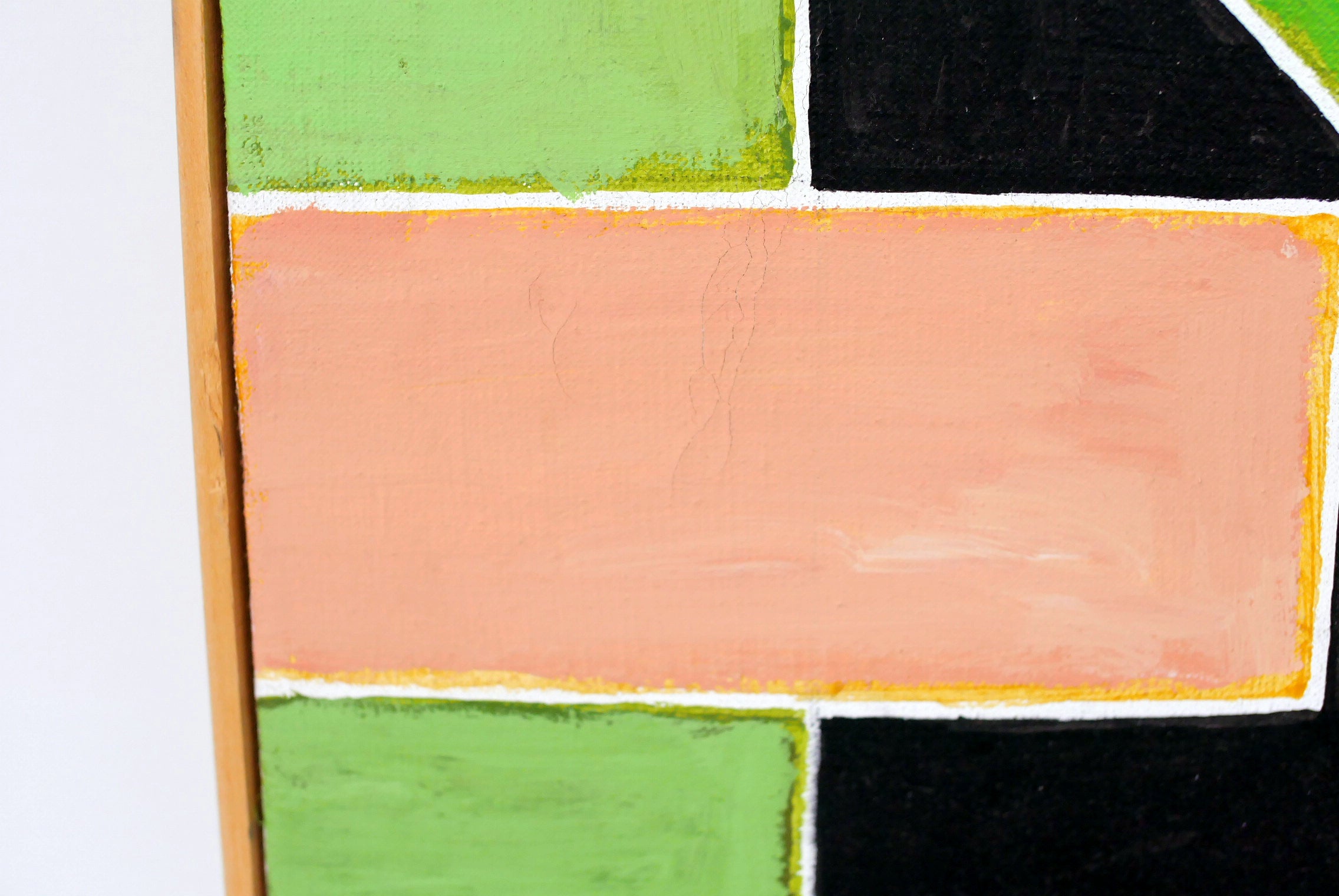 Oil Painting Modern Albert Poizat (Born 1940) French Composition 3 Abstract Painting