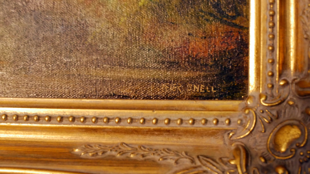 Vintage Landscape Oil Painting