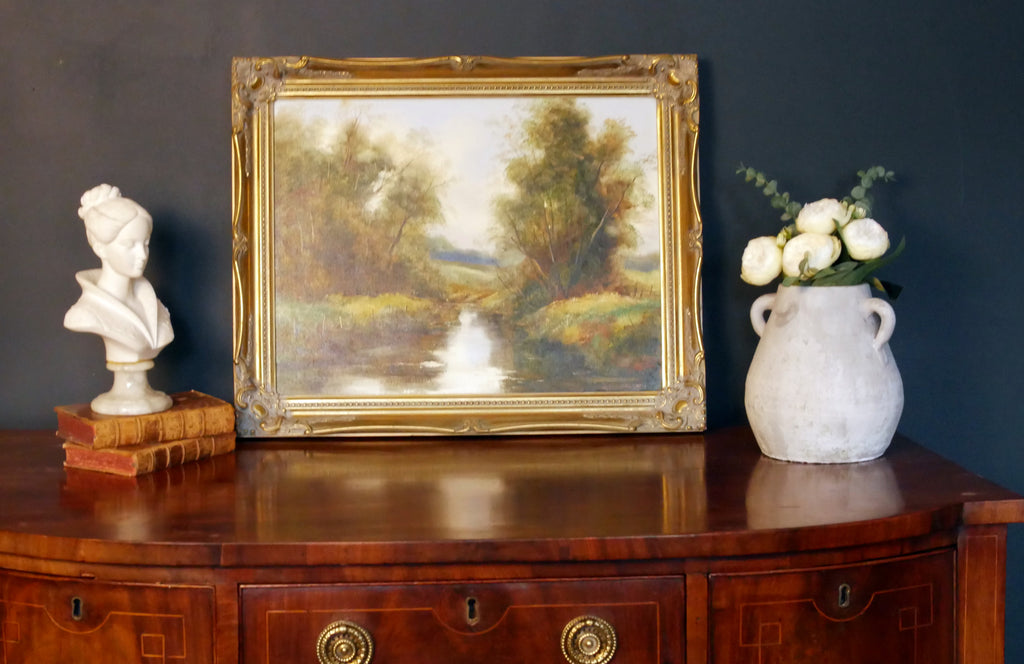 Vintage Landscape Oil Painting