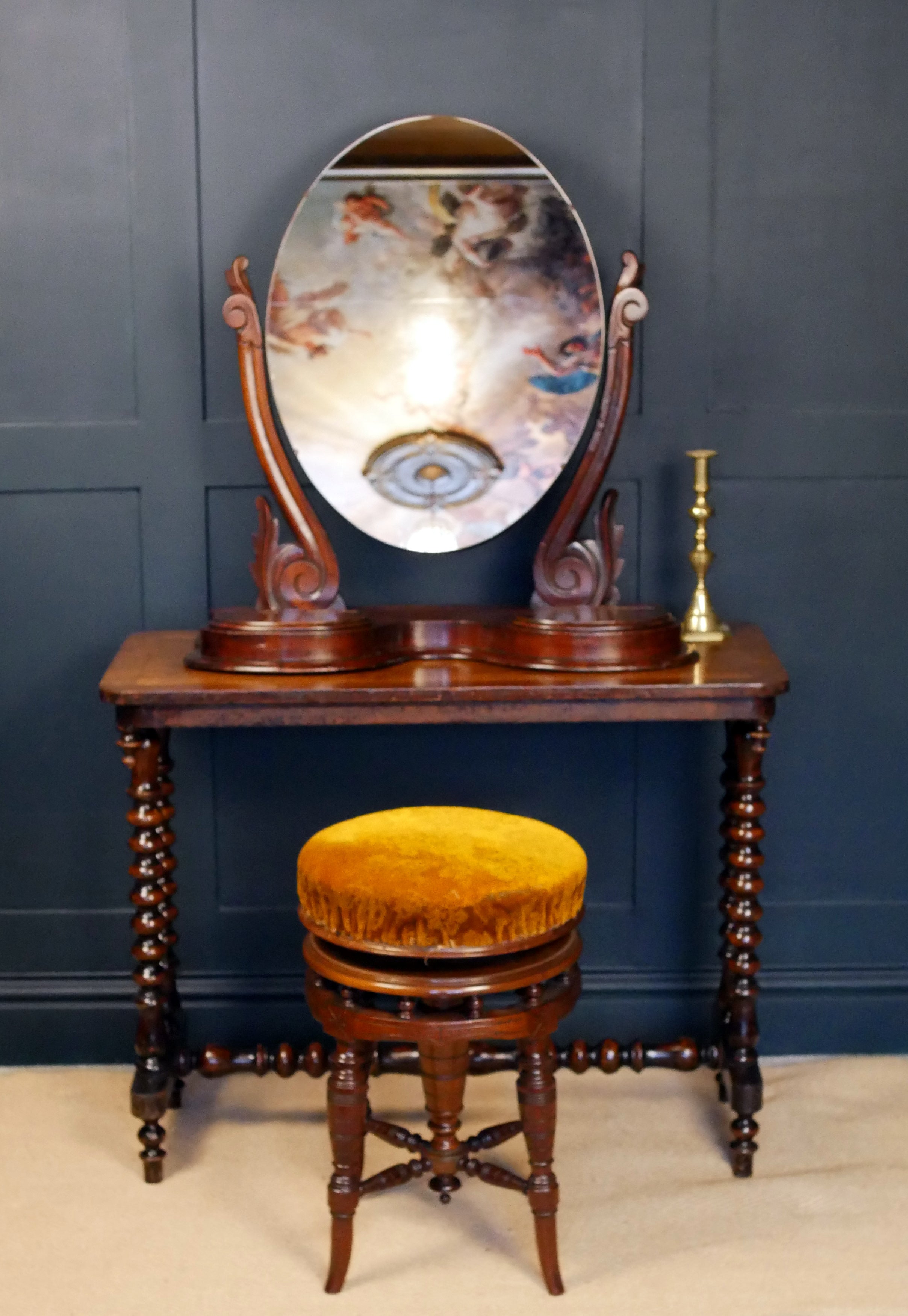 Victorian Oval Dress Mirror