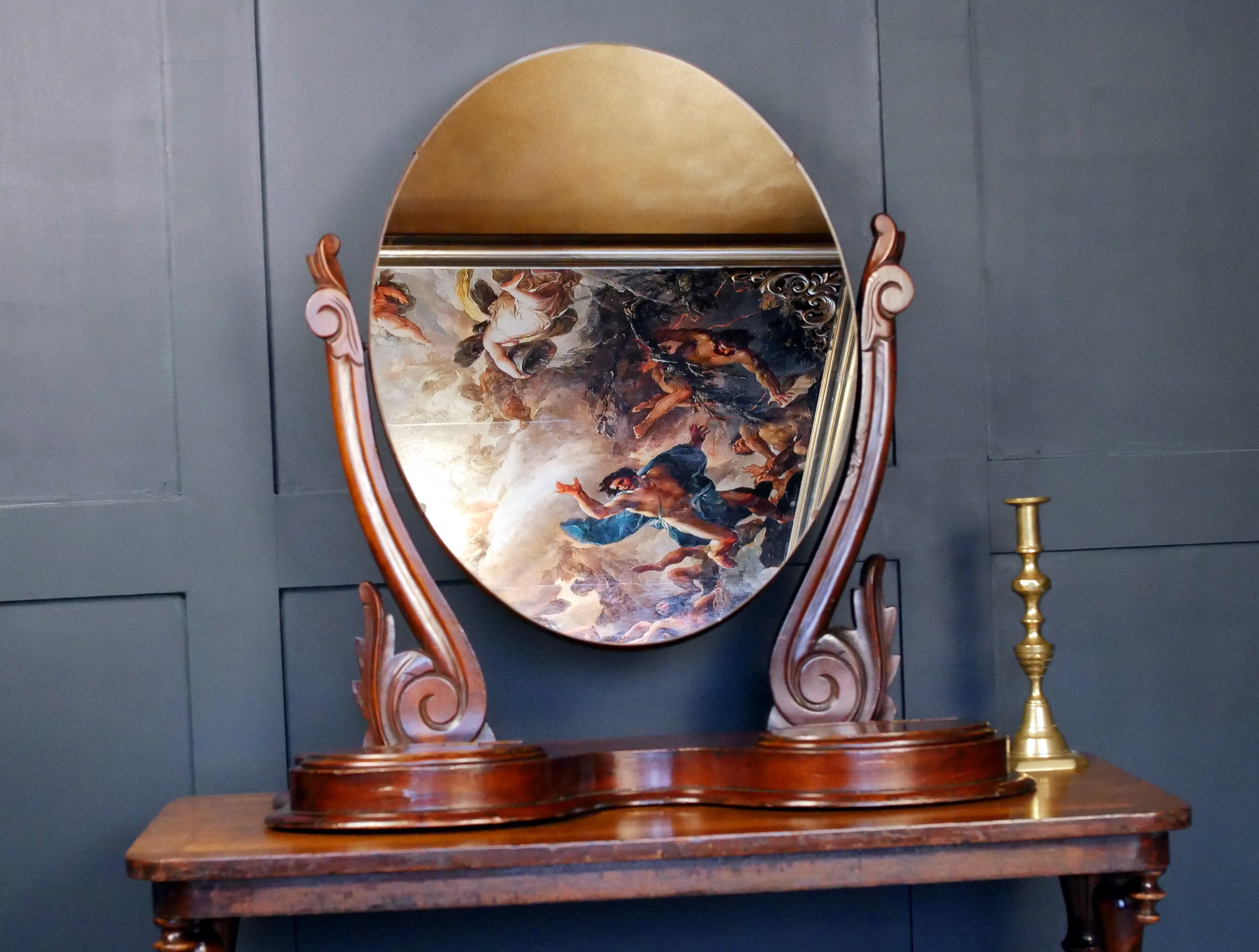 Victorian Oval Dress Mirror
