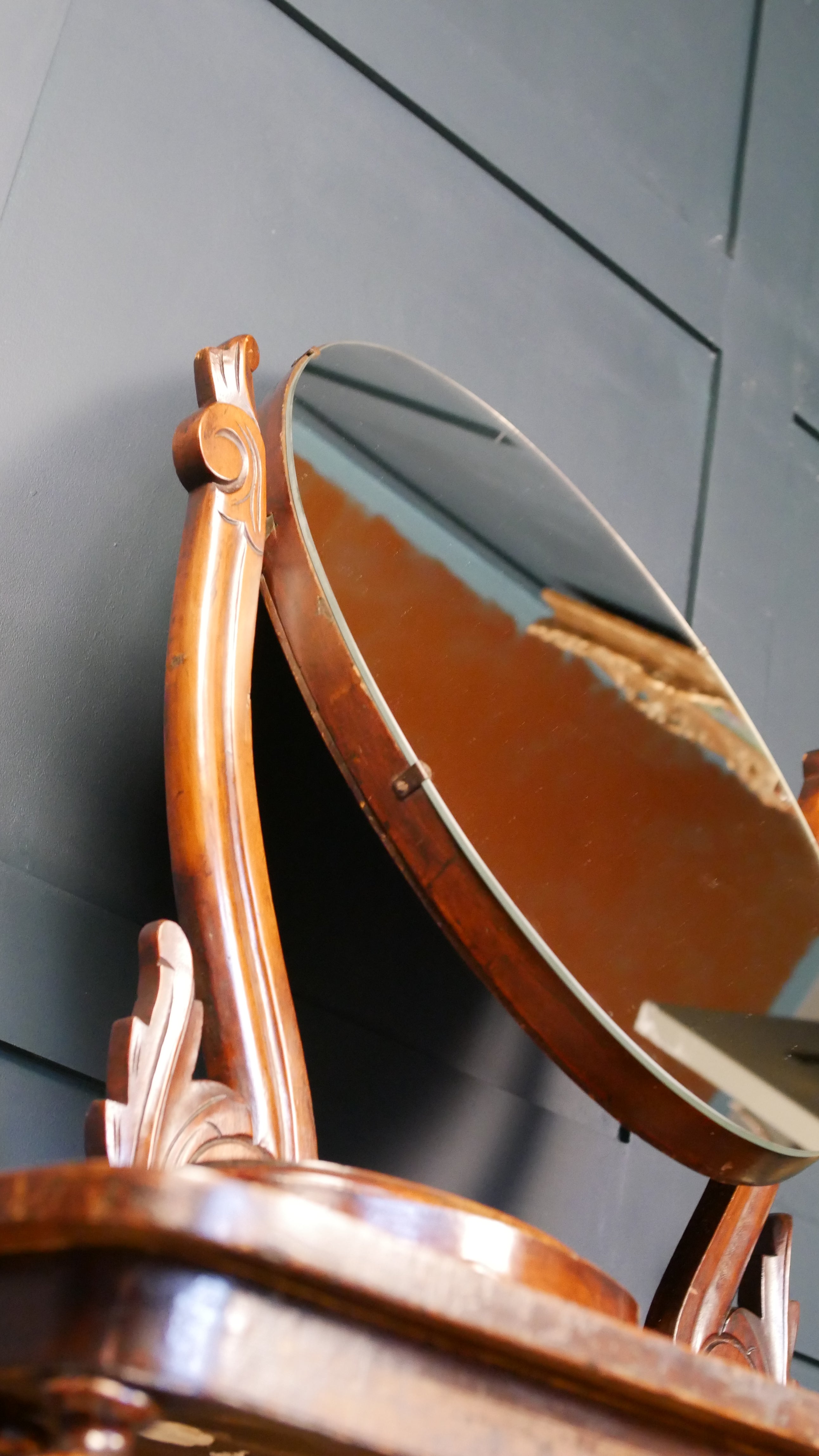 Victorian Oval Dress Mirror