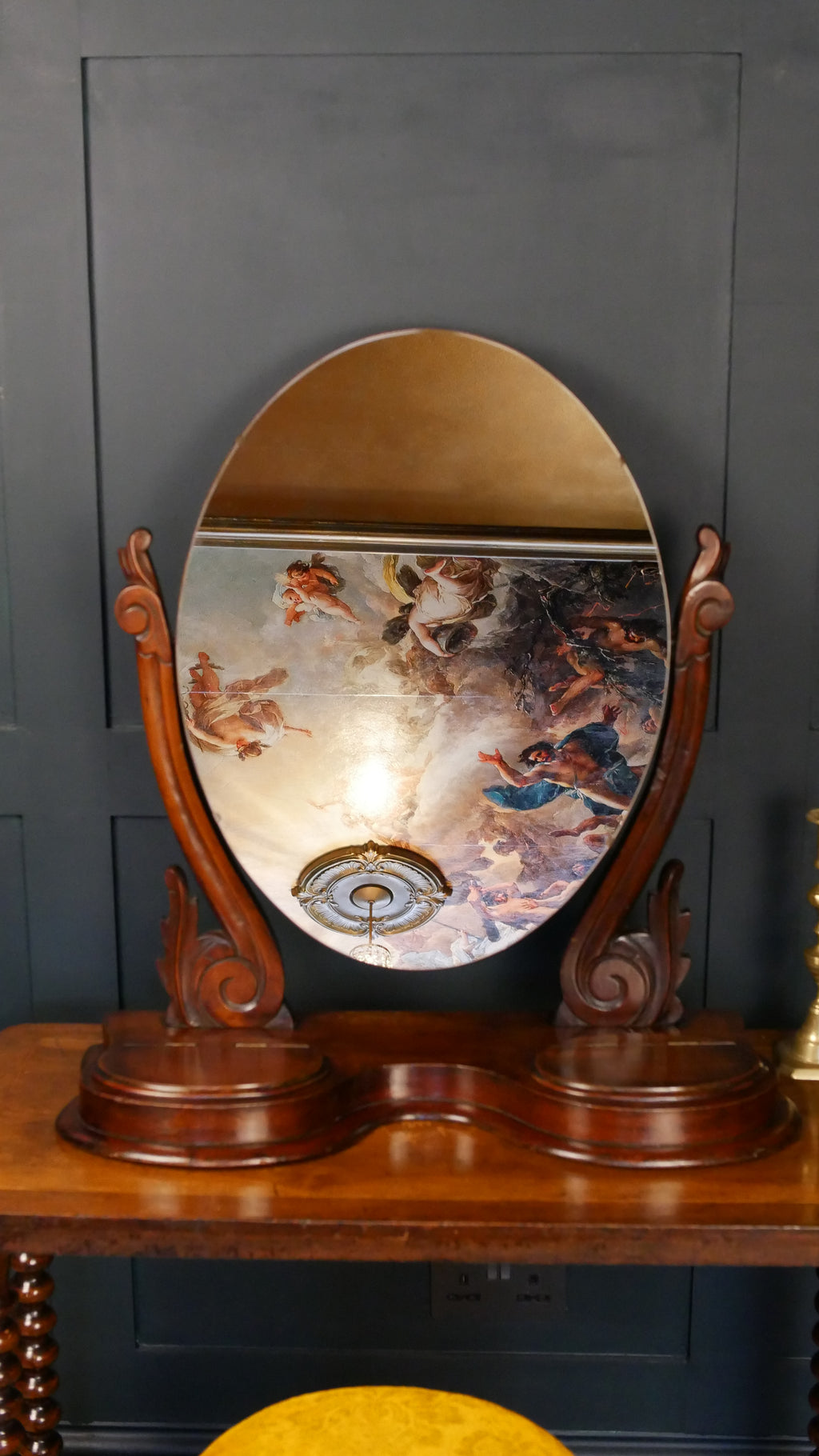 Victorian Oval Dress Mirror
