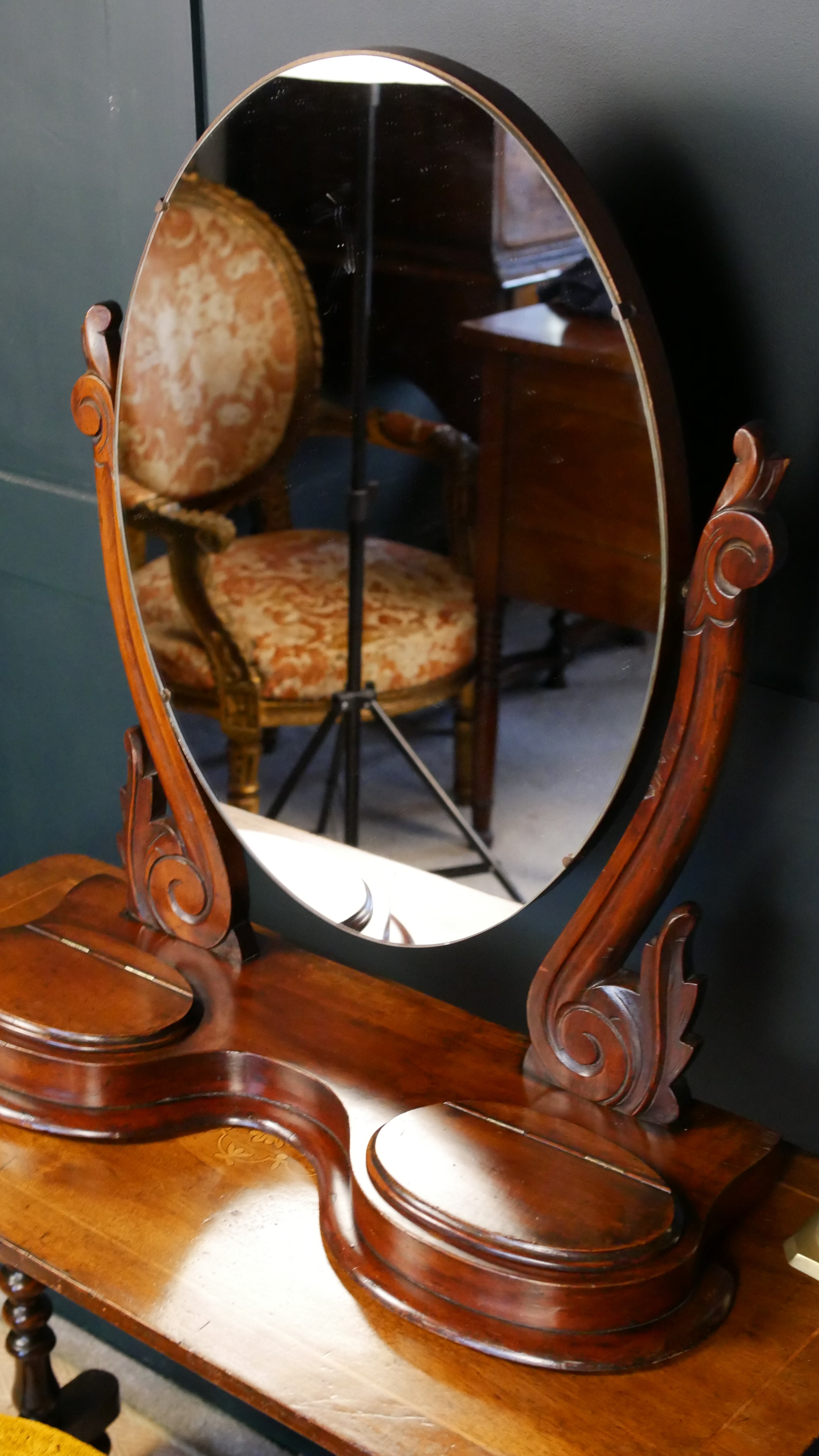 Victorian Oval Dress Mirror