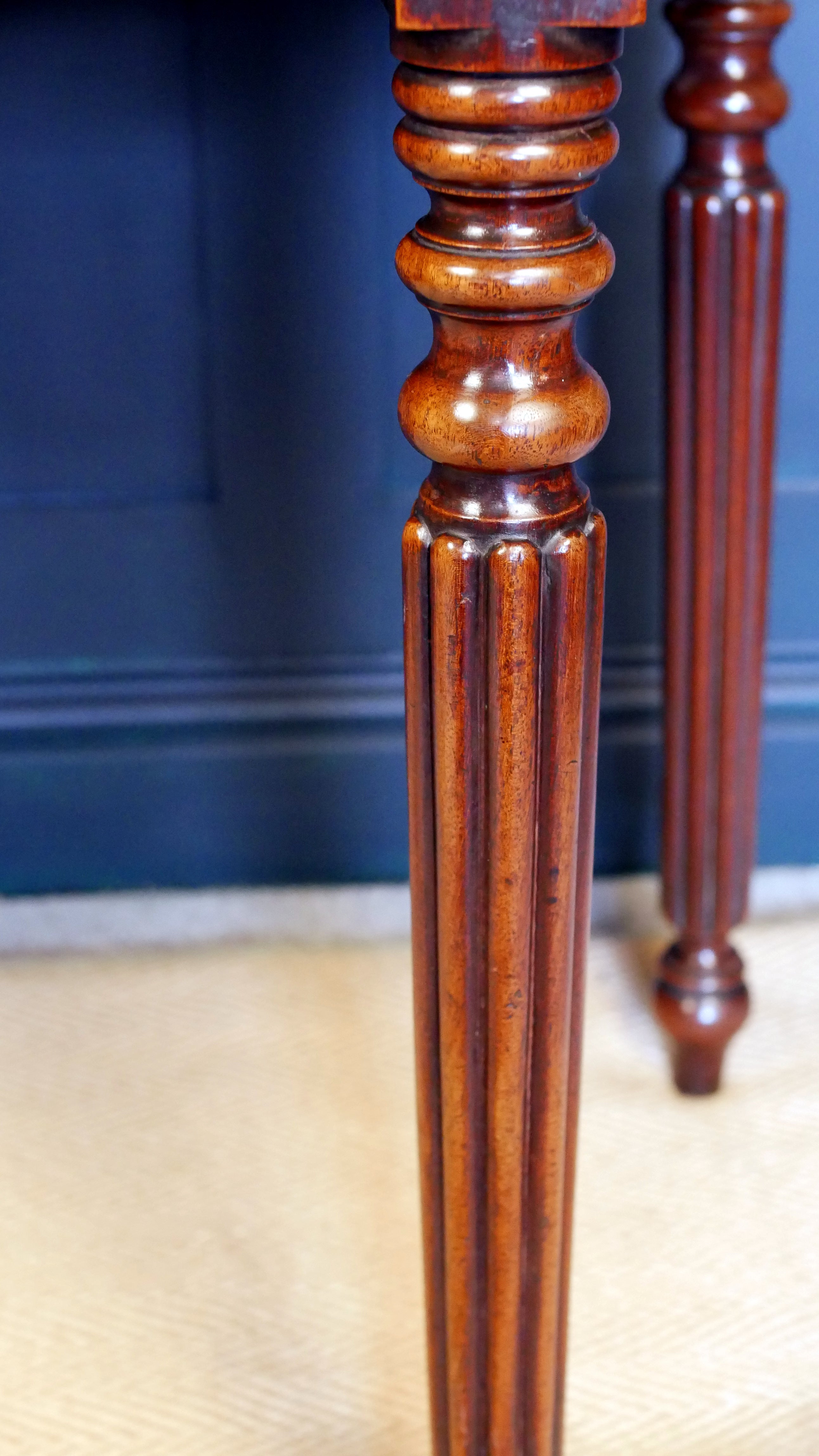 Antique William IV Mahogany Fold Over Tea Table