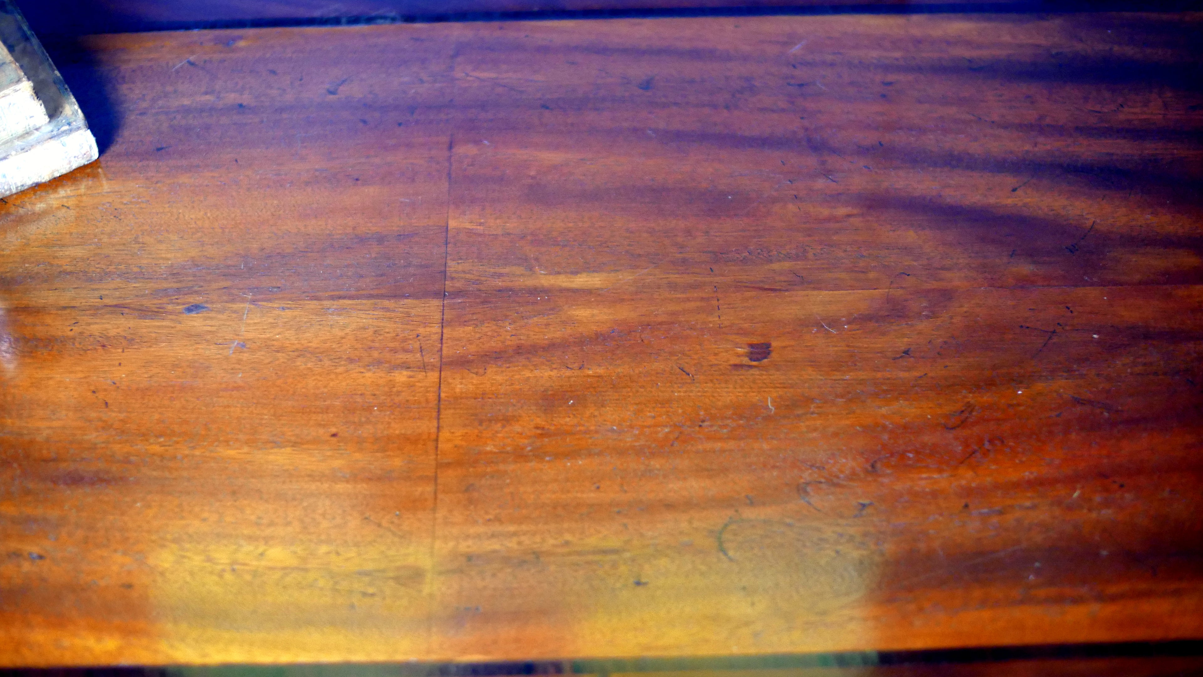 Fine Regency Mahogany Fold Over Card Table