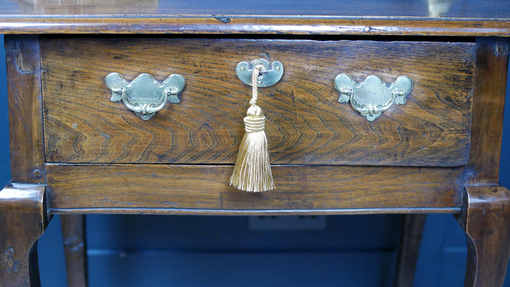 Fine Early Oak Georgian Side Console Hall Table