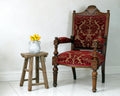 Victorian Carved Oak Throne Chair