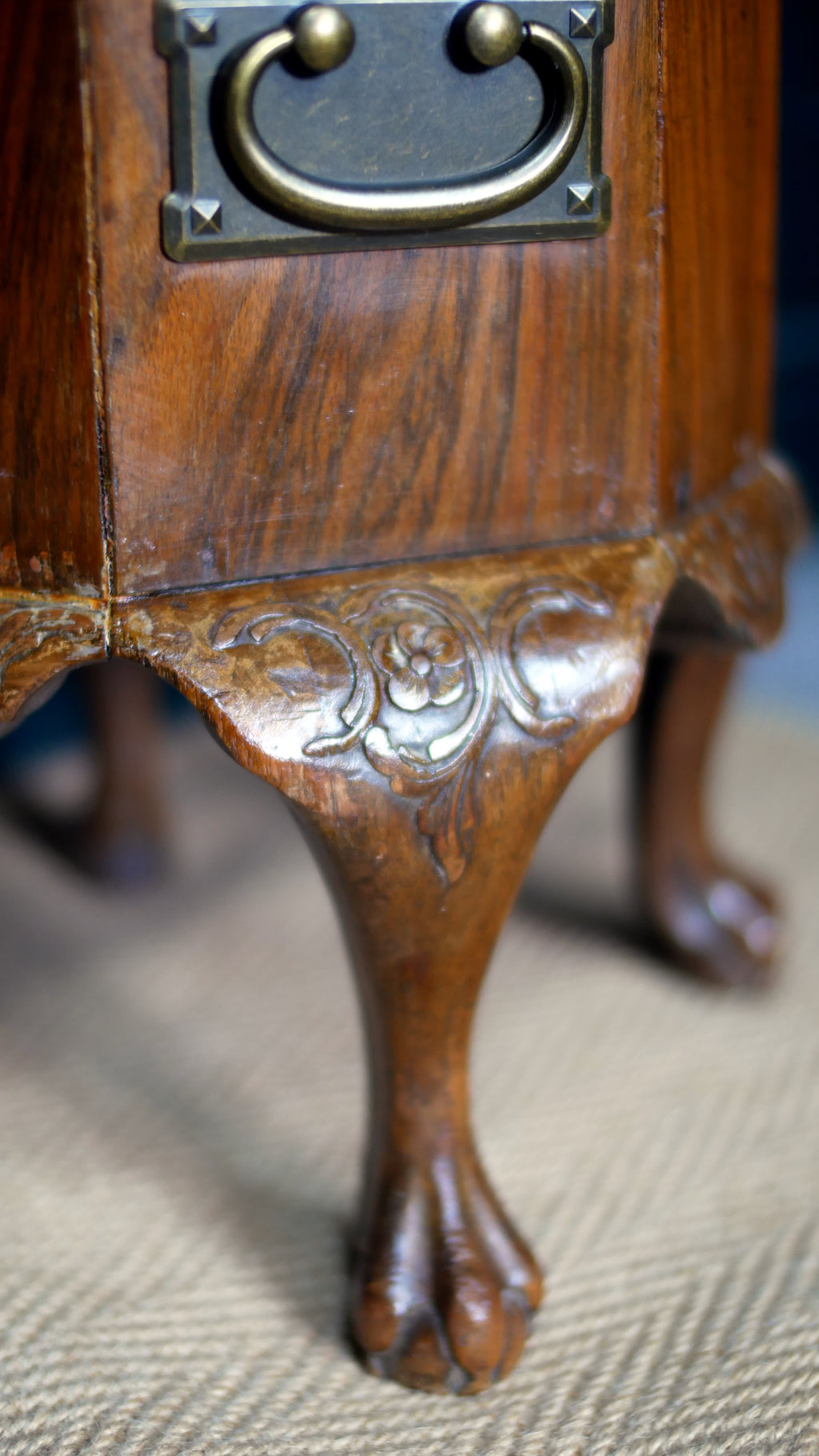 Edwardian Mahogany Octagonal Jardinière