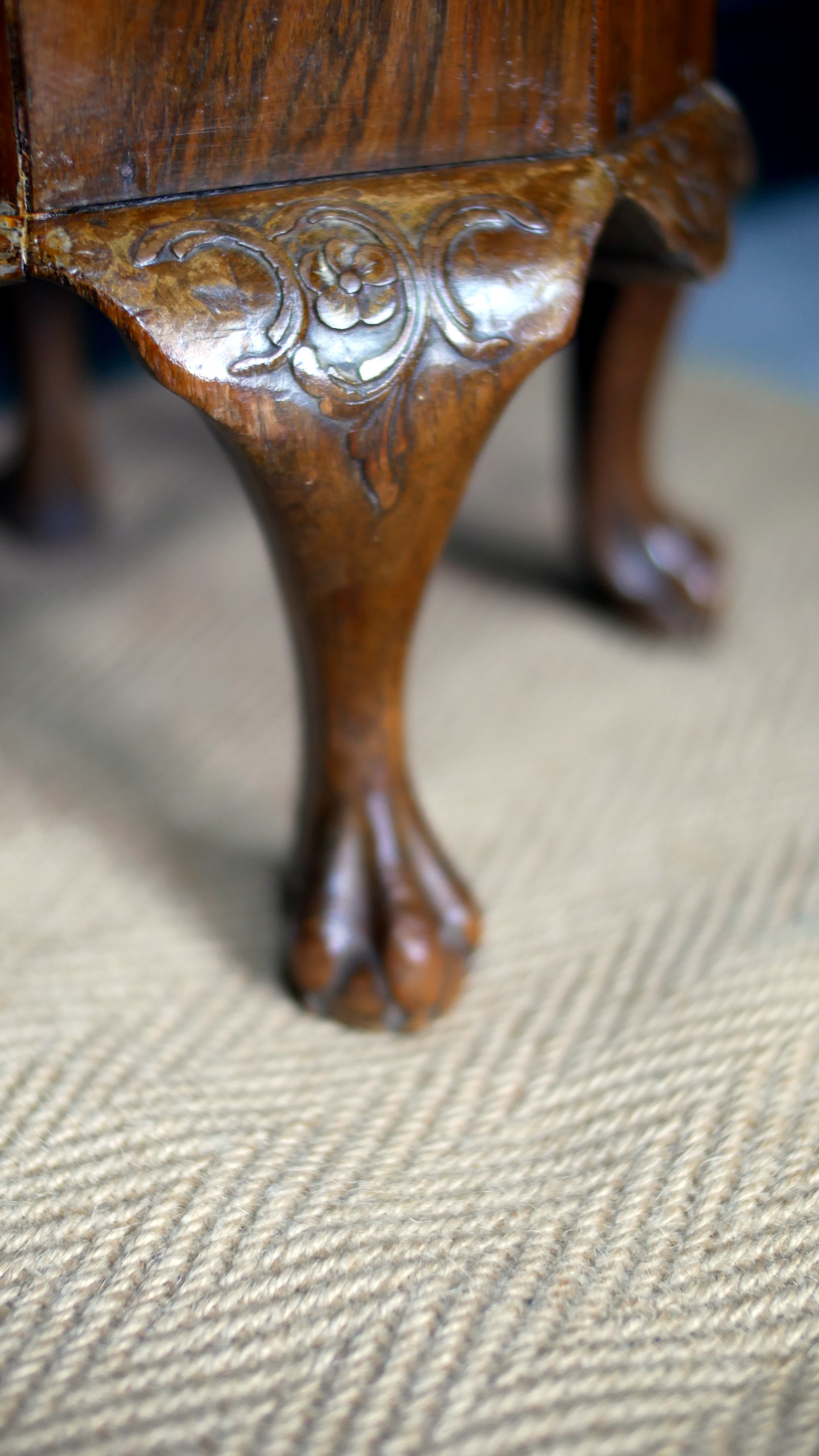 Edwardian Mahogany Octagonal Jardinière