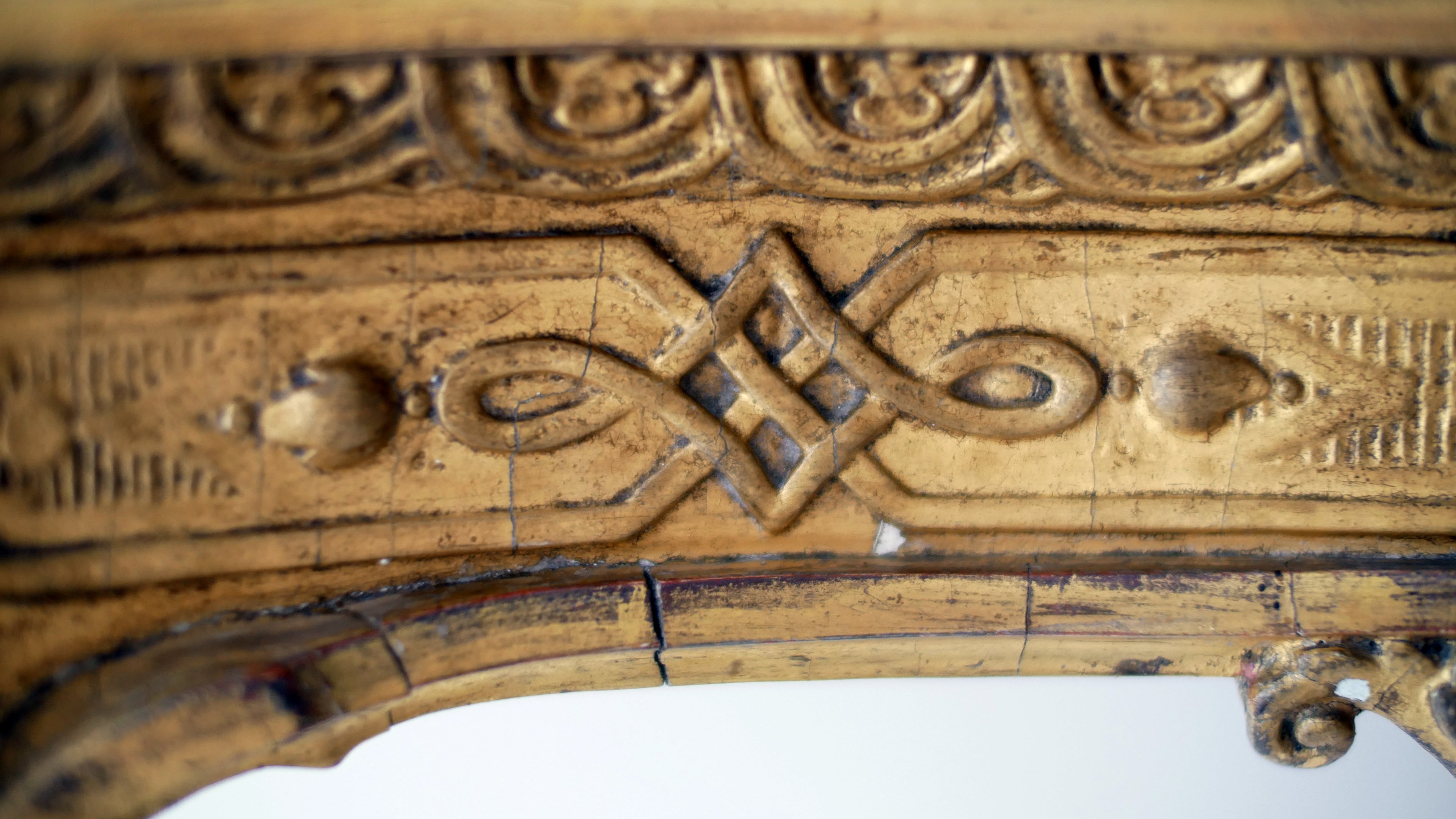 A 19th-Century Louis XIV Style Giltwood Console Table