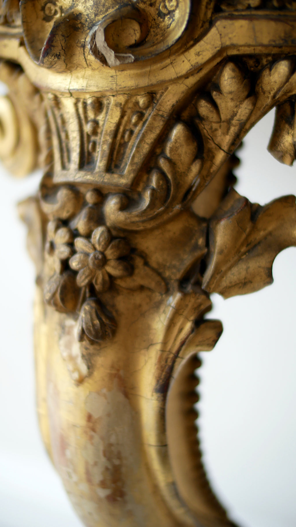 A 19th-Century Louis XIV Style Giltwood Console Table