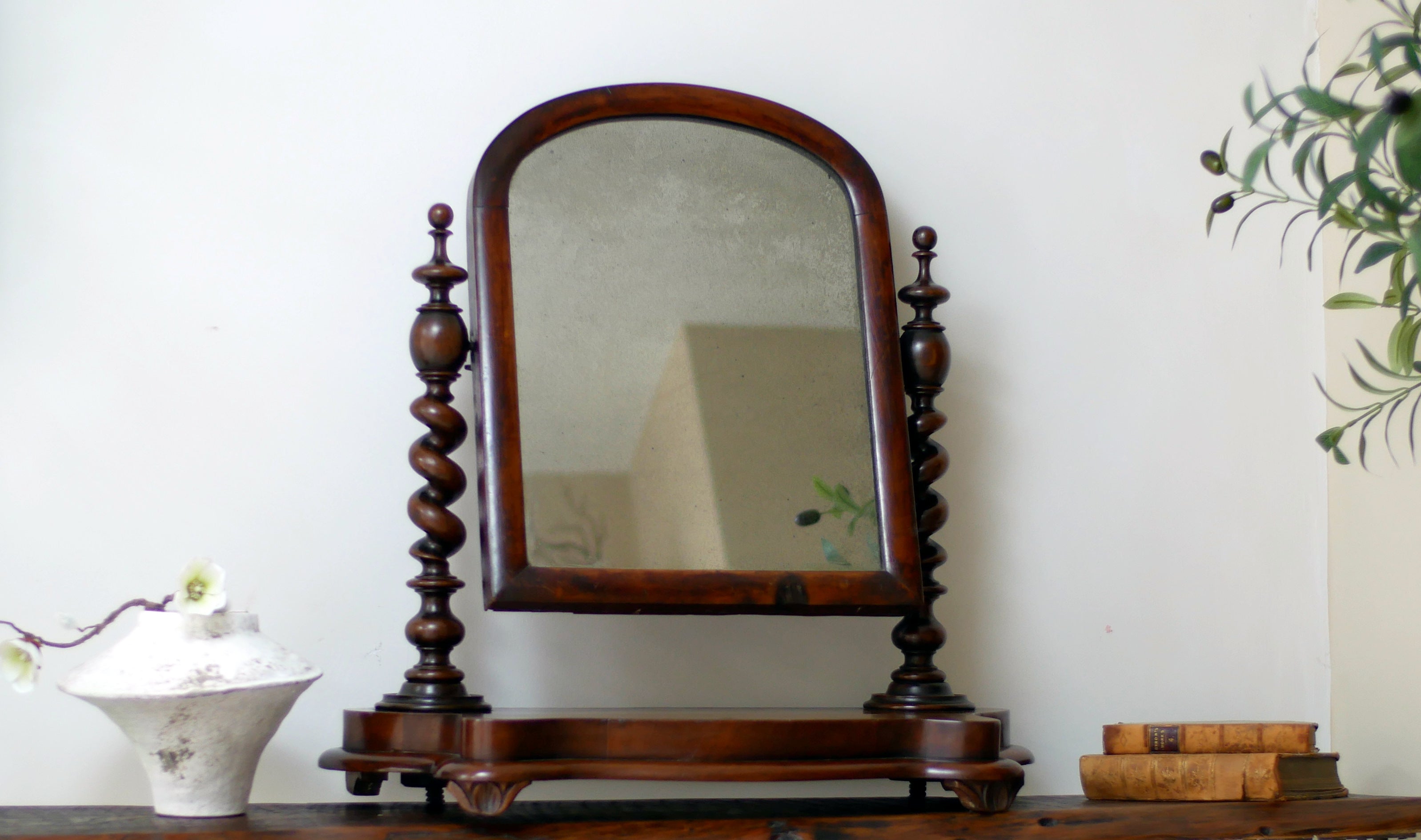 19th Century Victorian Toilet Table Mirror