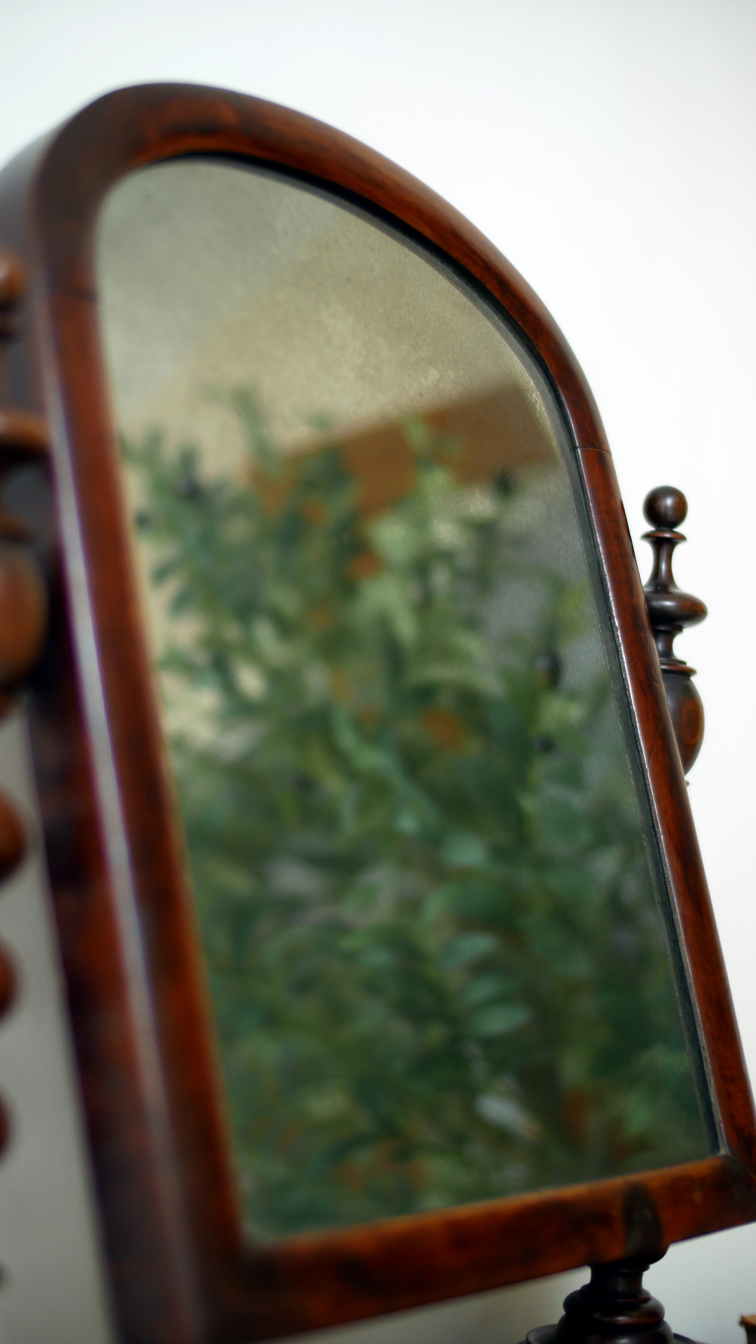 19th Century Victorian Toilet Table Mirror