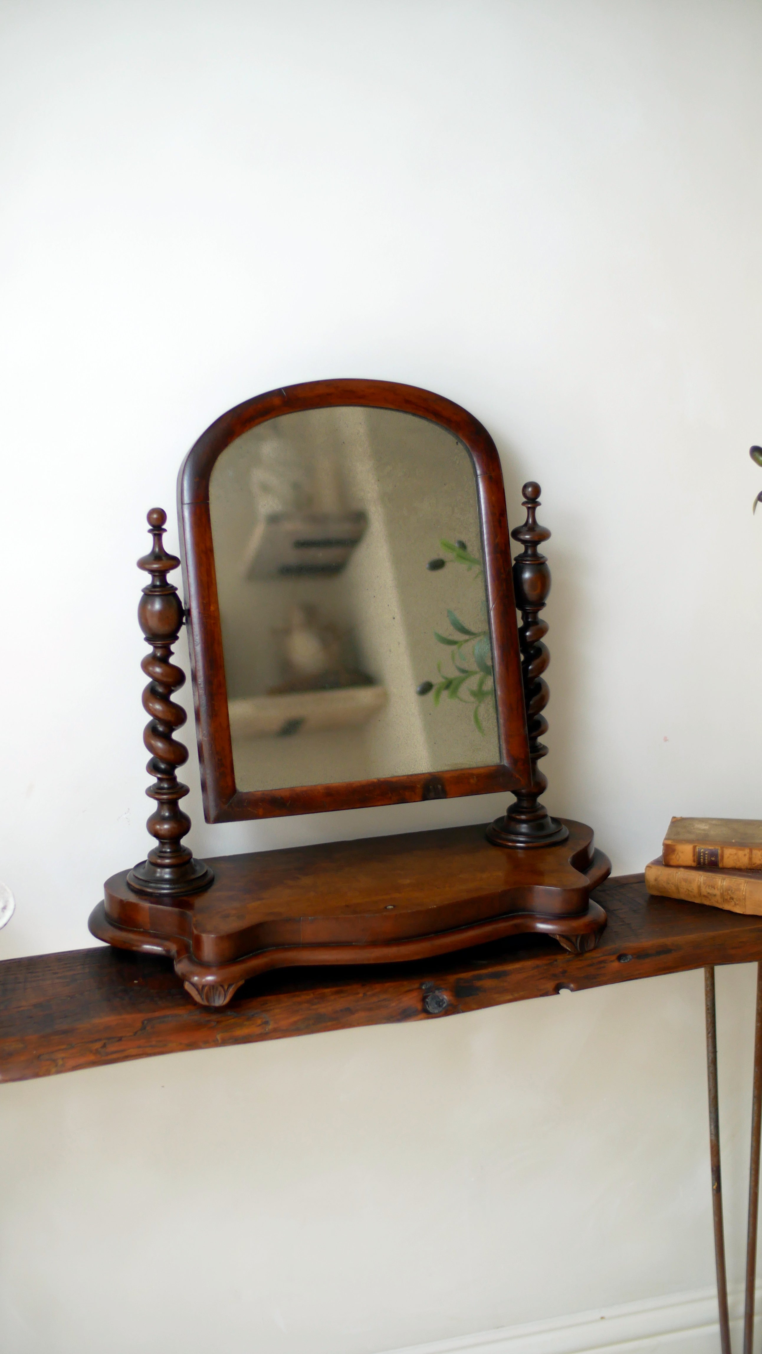 19th Century Victorian Toilet Table Mirror