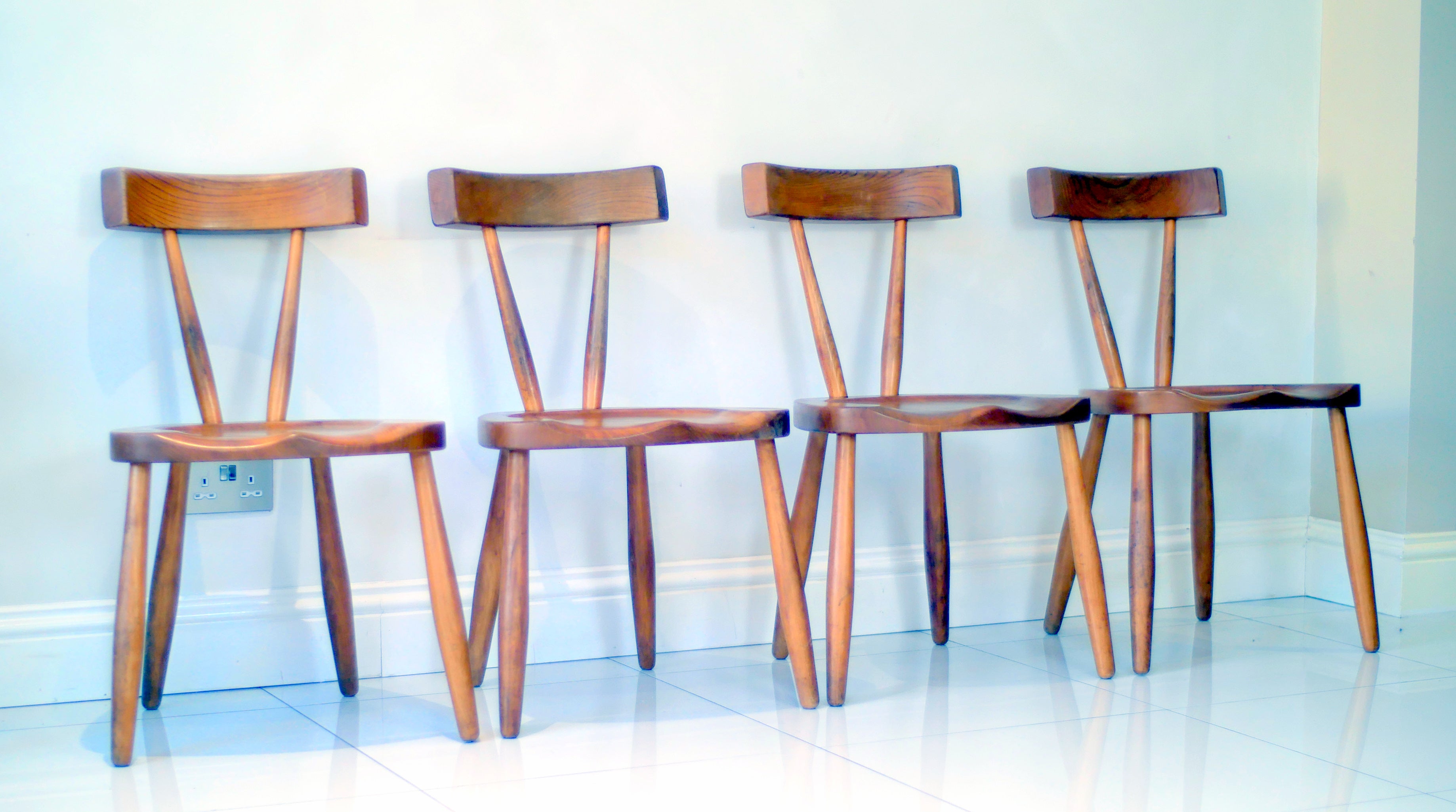 Vintage Mid Century Ercol Style Chairs