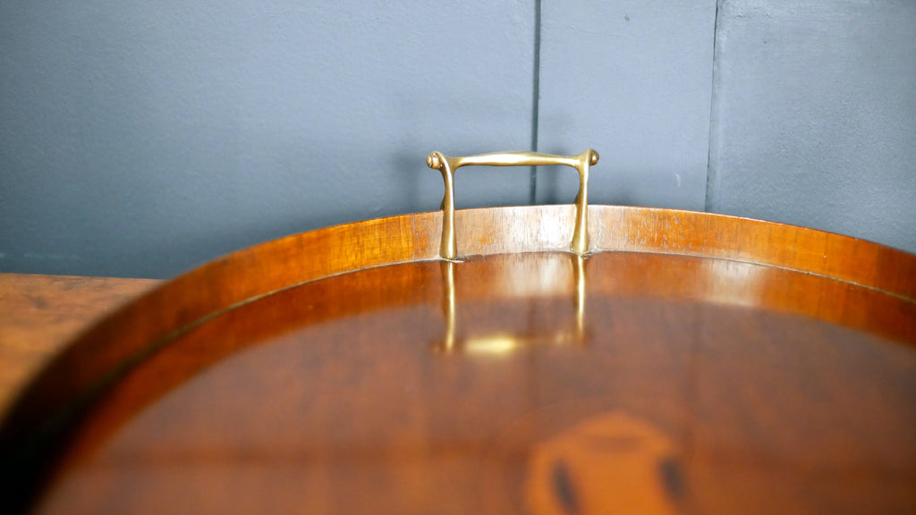 Edwardian Mahogany Tea Tray
