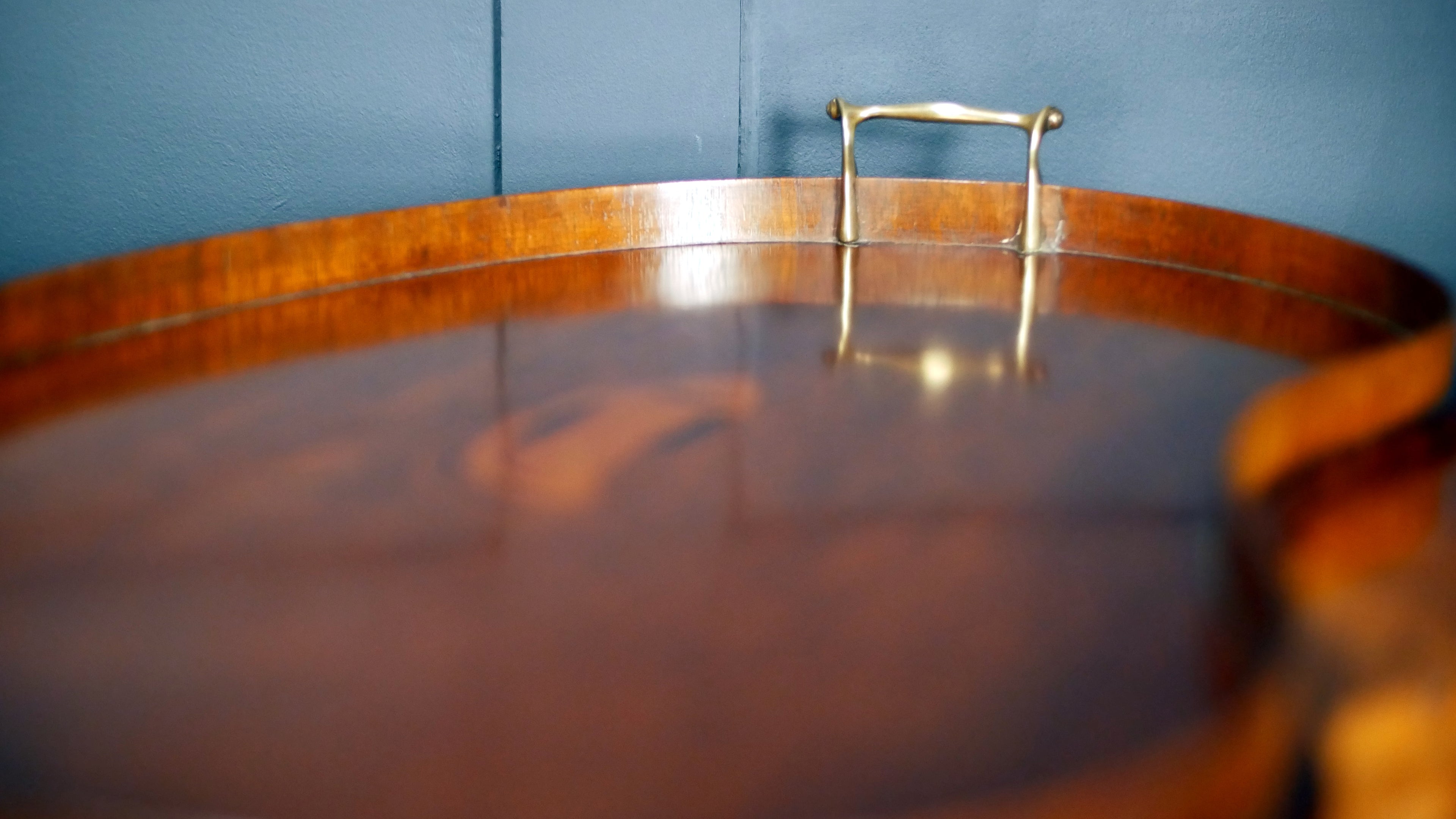 Edwardian Mahogany Tea Tray