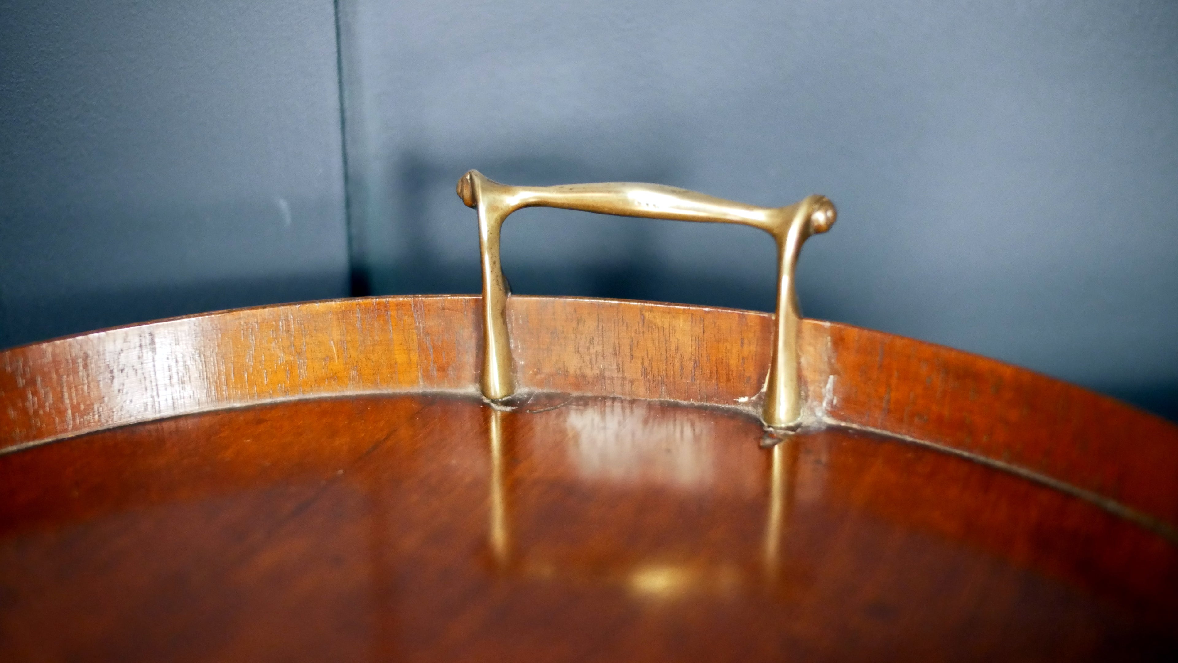 Edwardian Mahogany Tea Tray