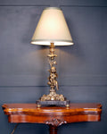 Antique French Cherub Lamp