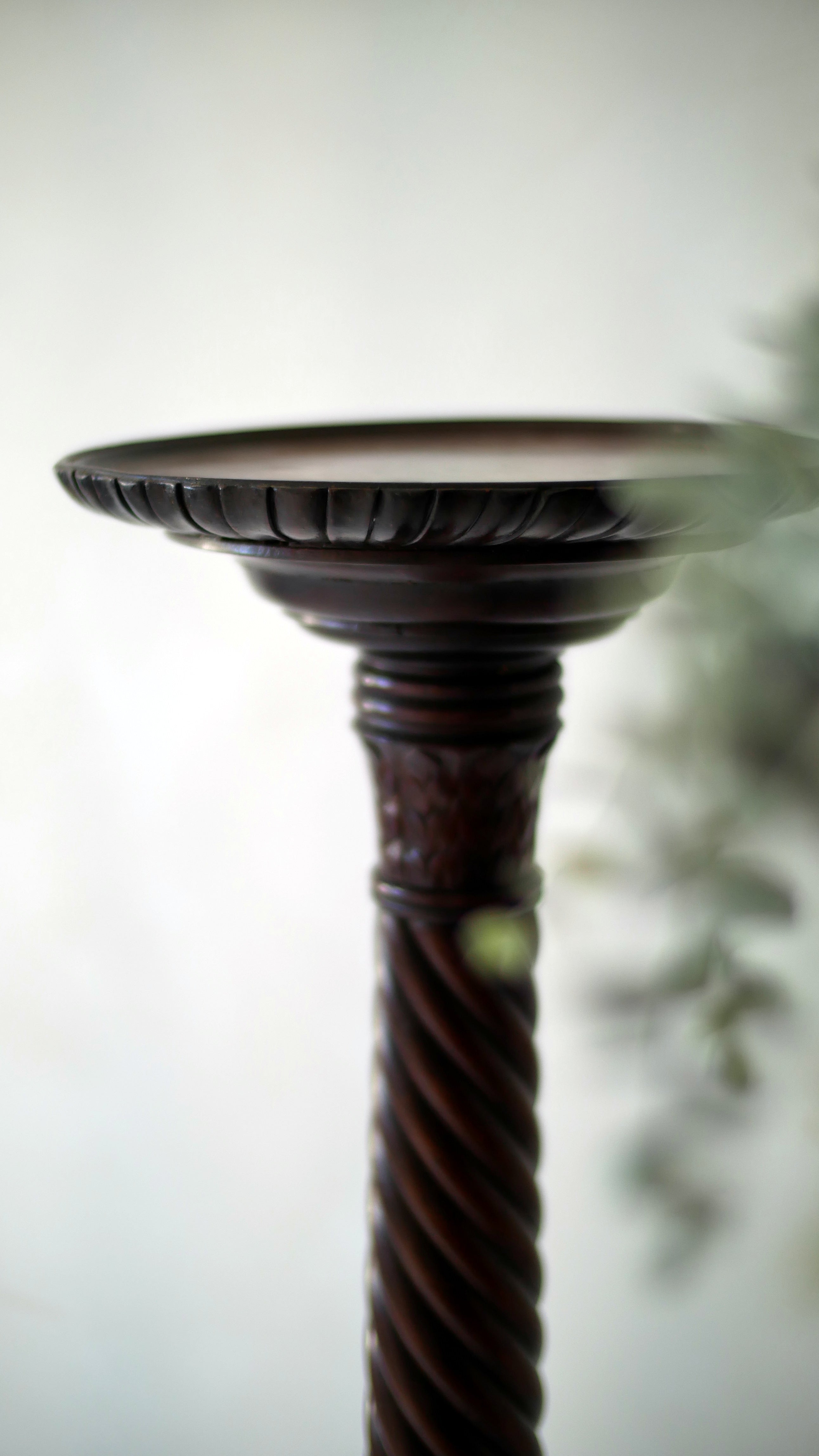 Victorian Pair of Antique Mahogany Torchère Stands