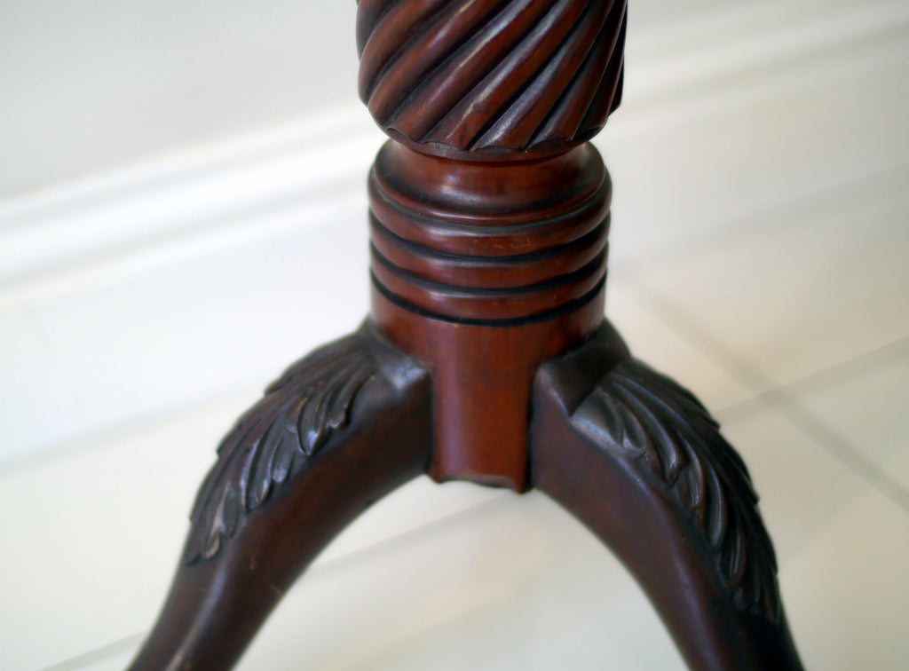 Victorian Pair of Antique Mahogany Torchère Stands