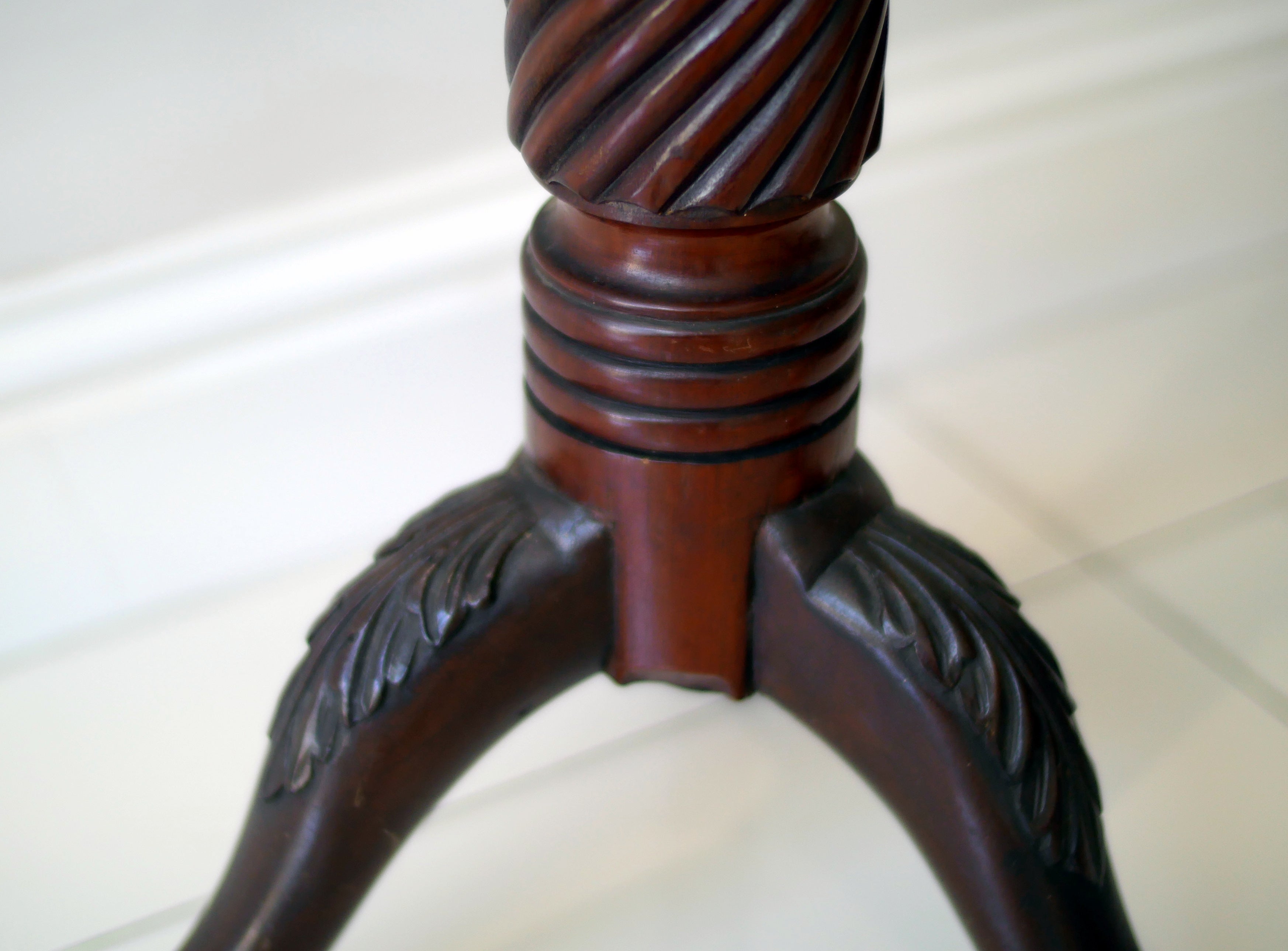 Victorian Pair of Antique Mahogany Torchère Stands