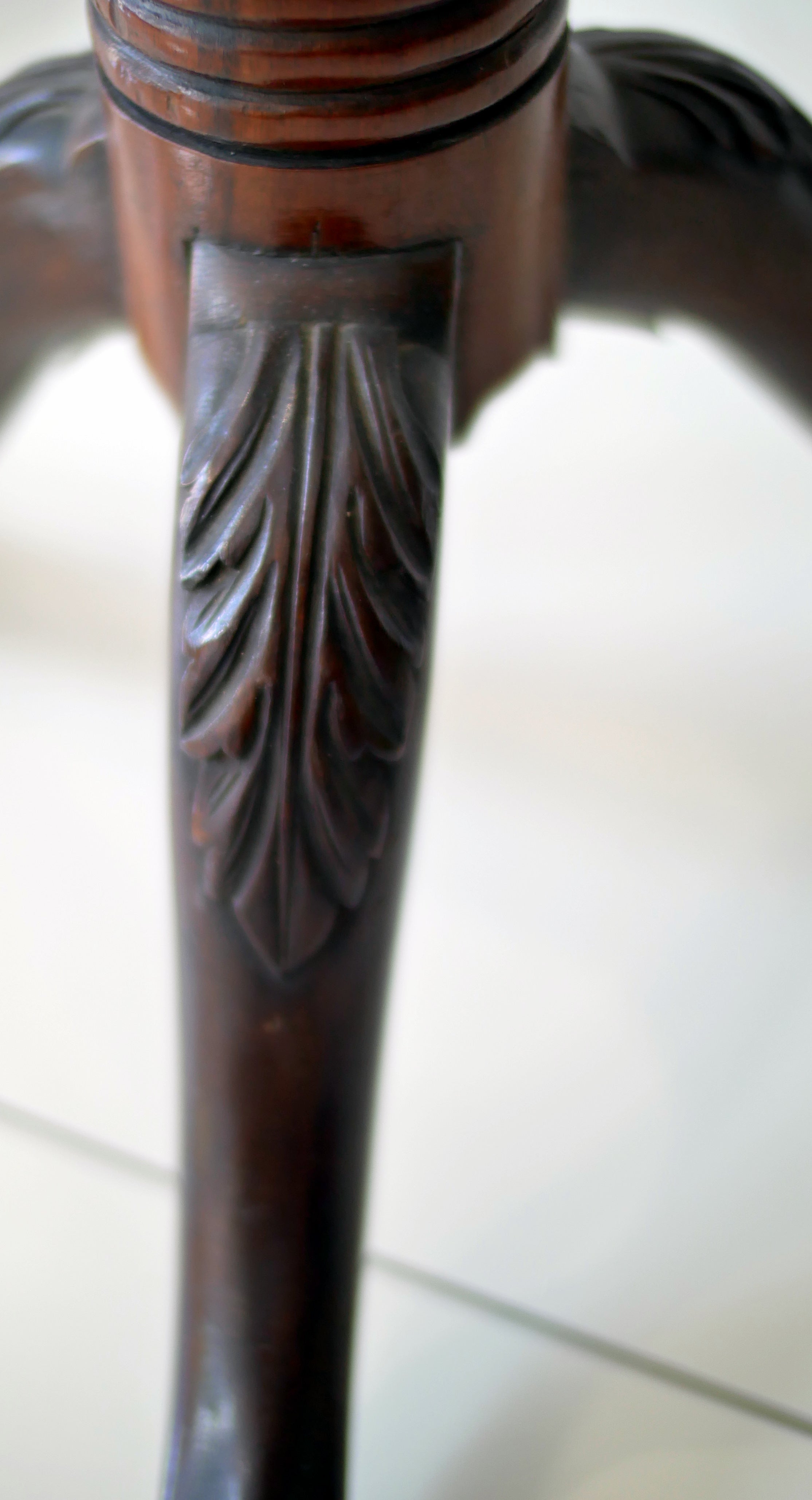 Victorian Pair of Antique Mahogany Torchère Stands