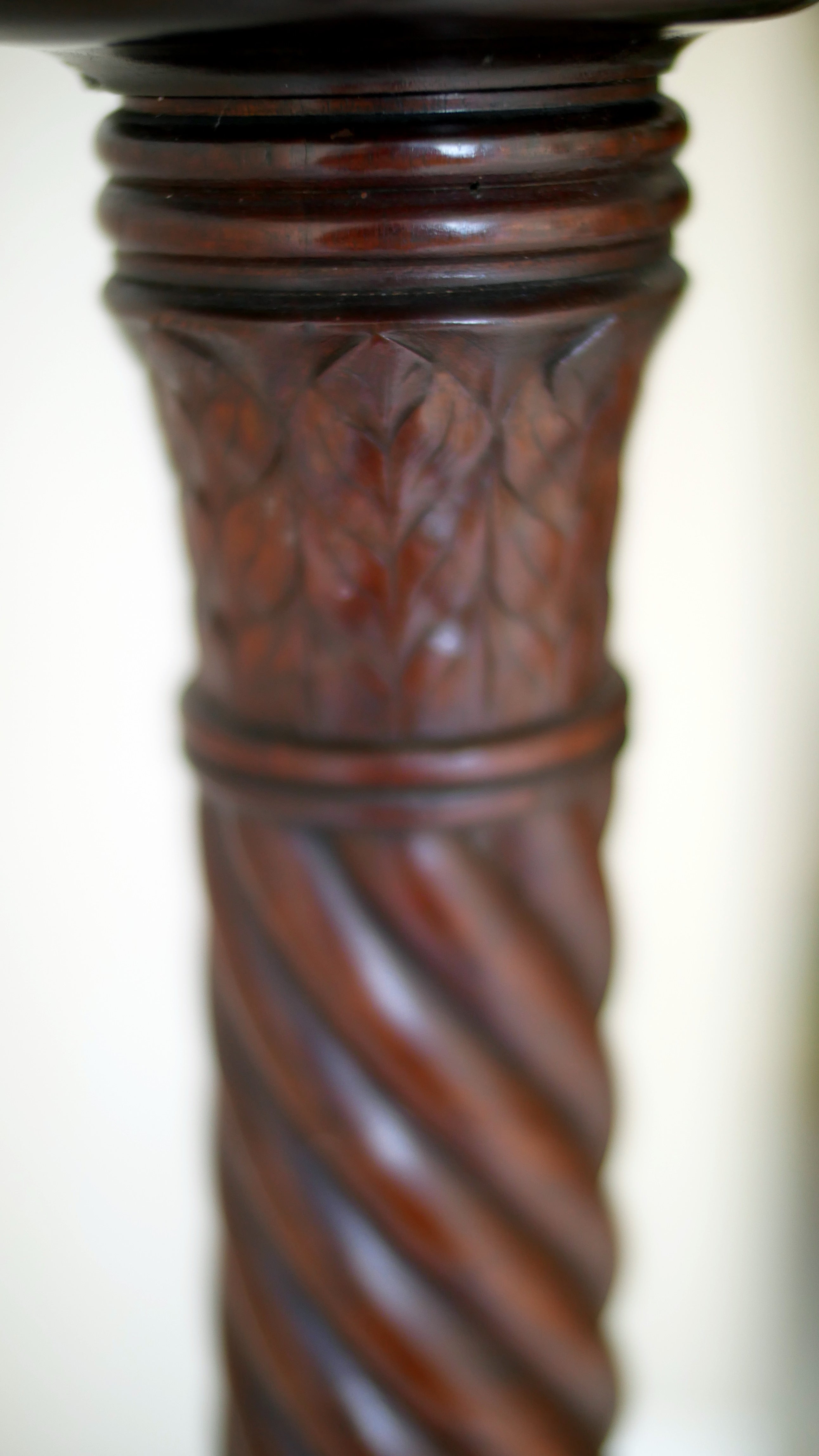 Victorian Pair of Antique Mahogany Torchère Stands