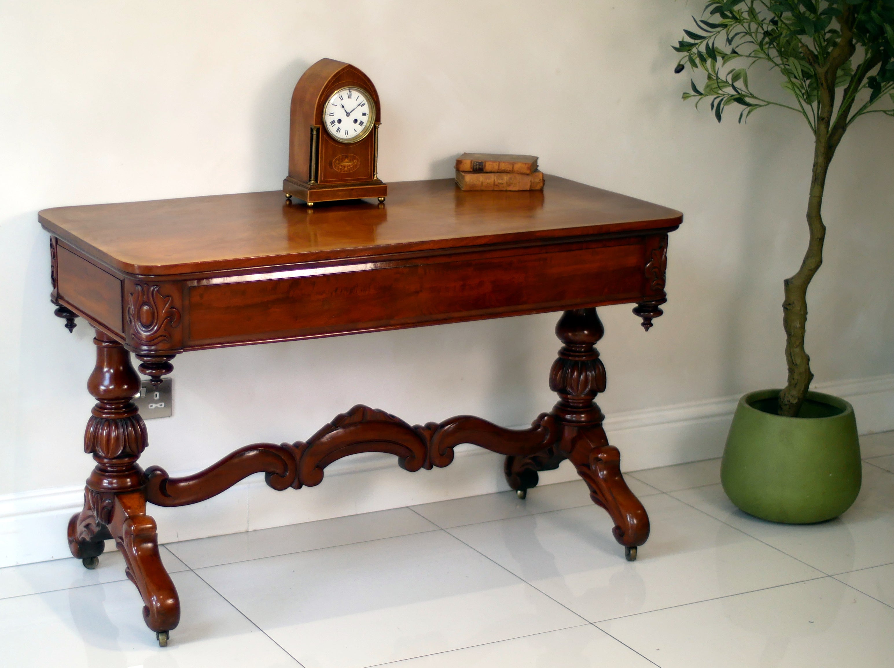 19th Century Victorian Library Table