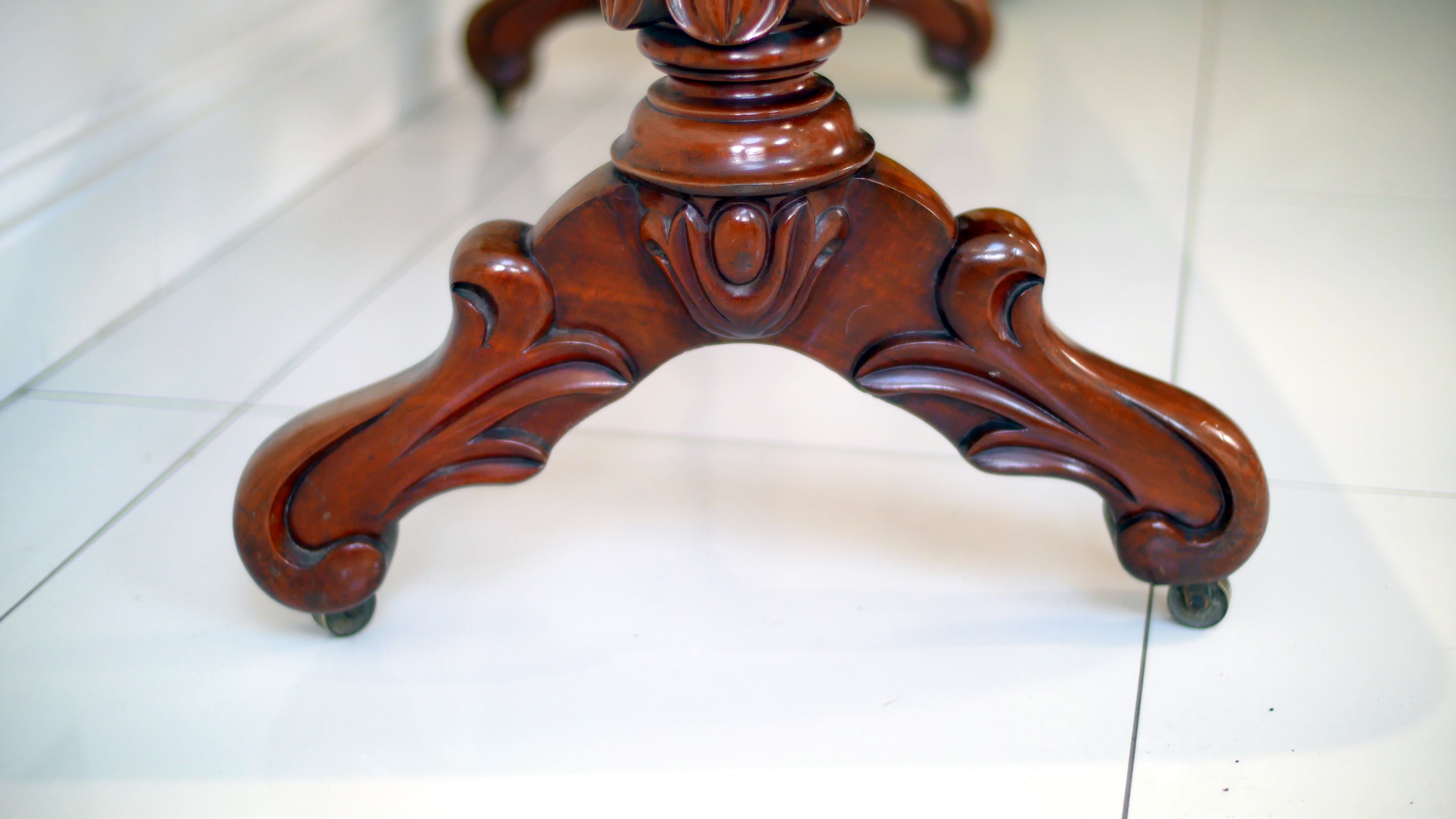 19th Century Victorian Library Table