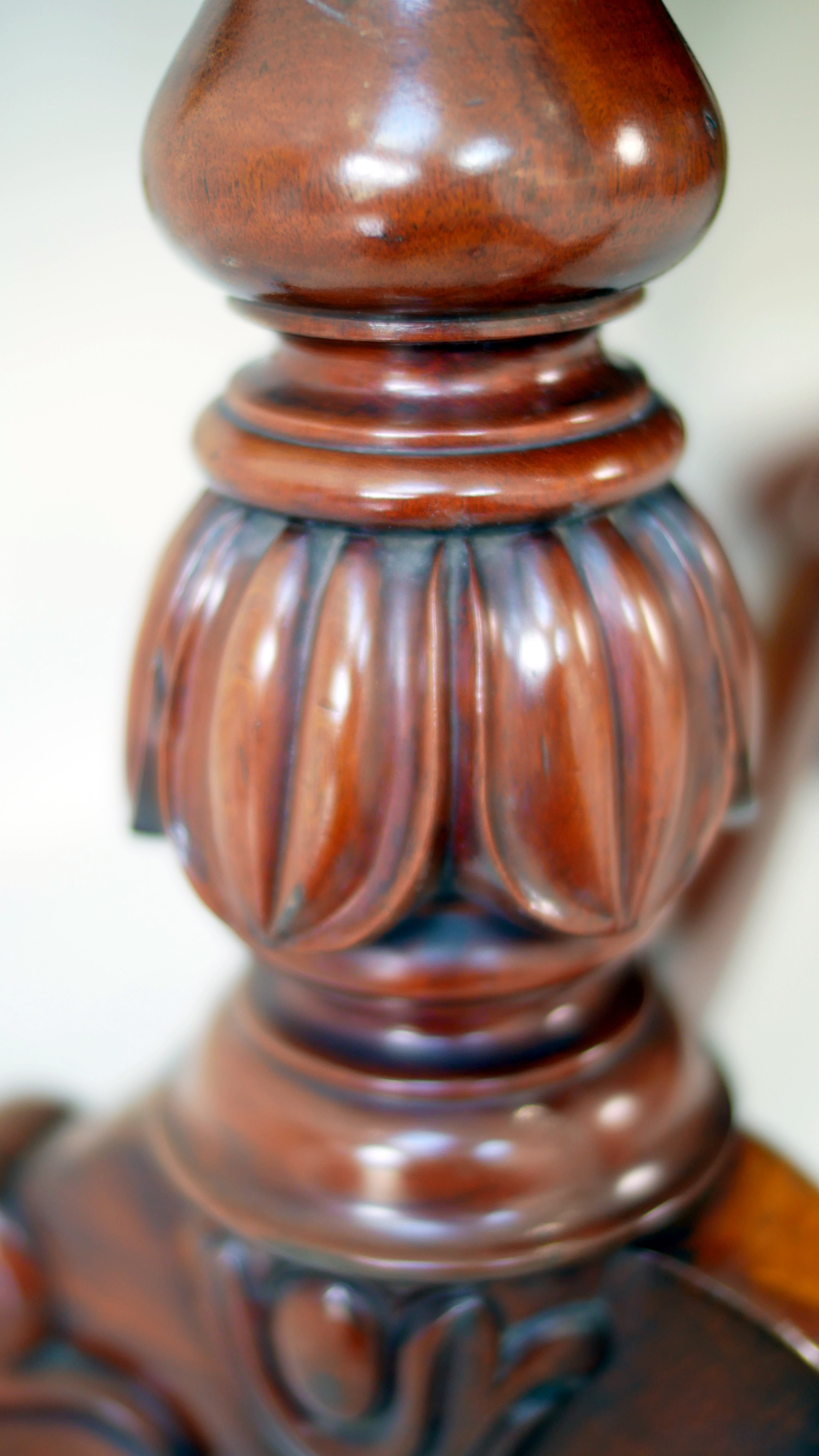 19th Century Victorian Library Table