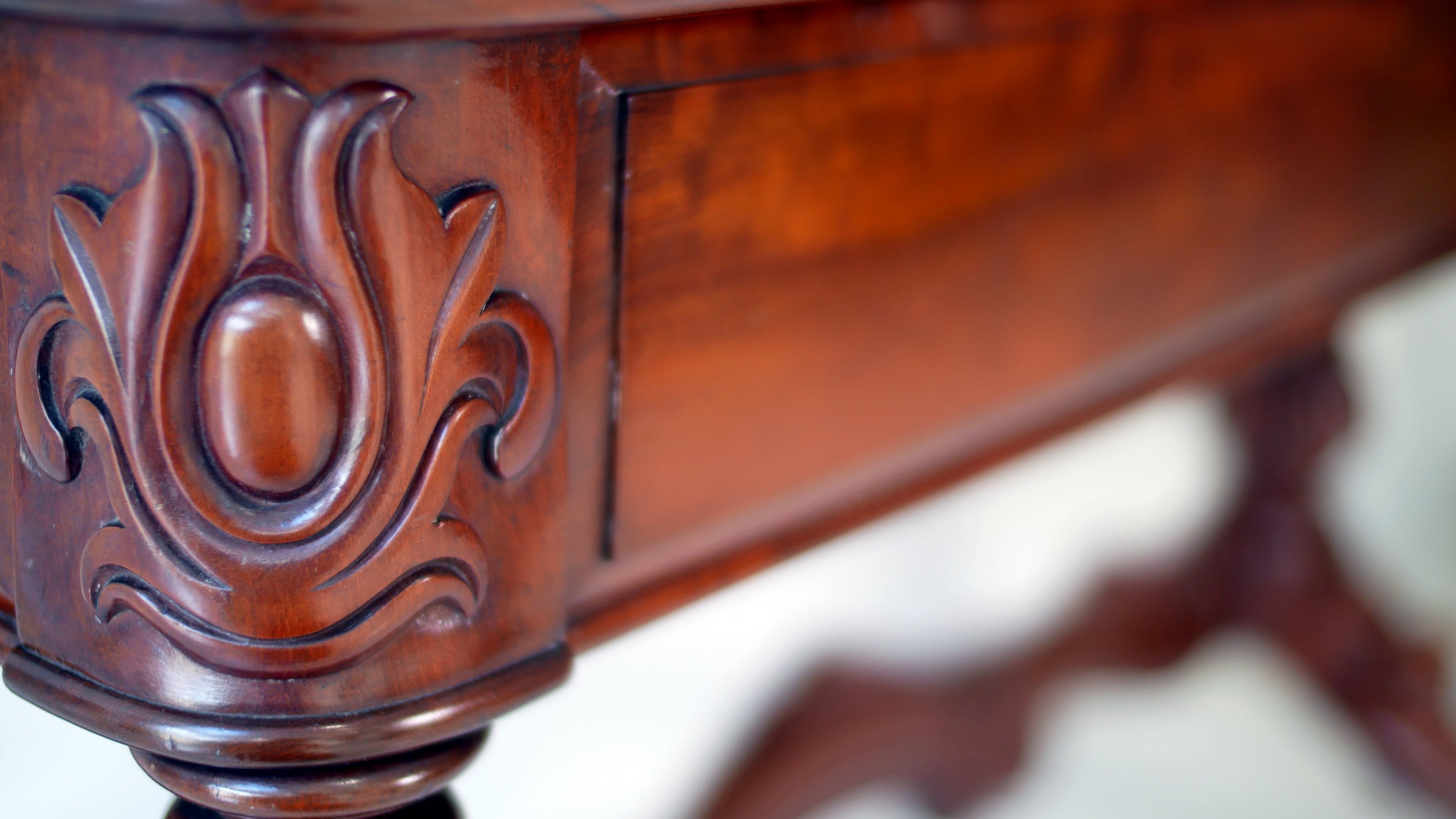 19th Century Victorian Library Table