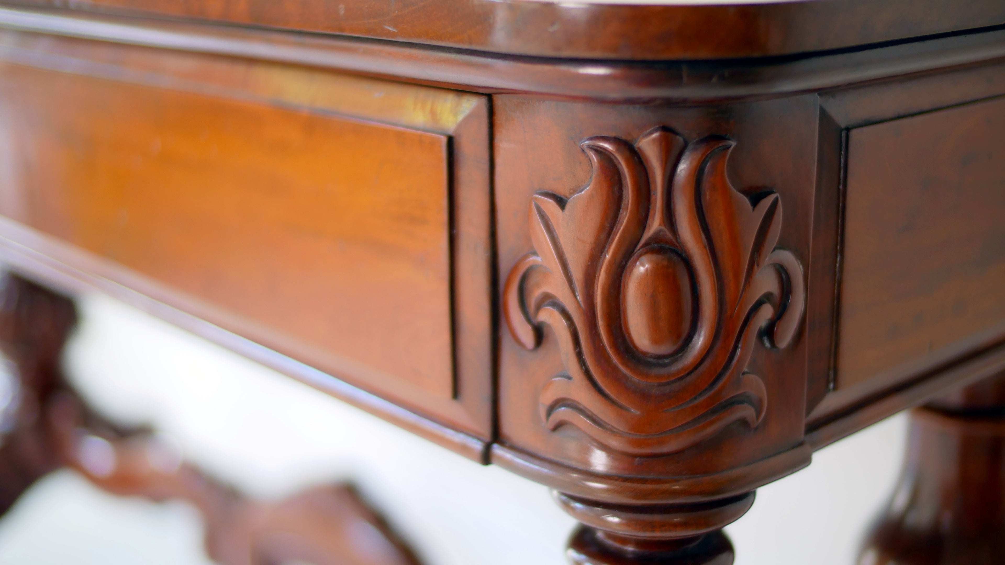 19th Century Victorian Library Table