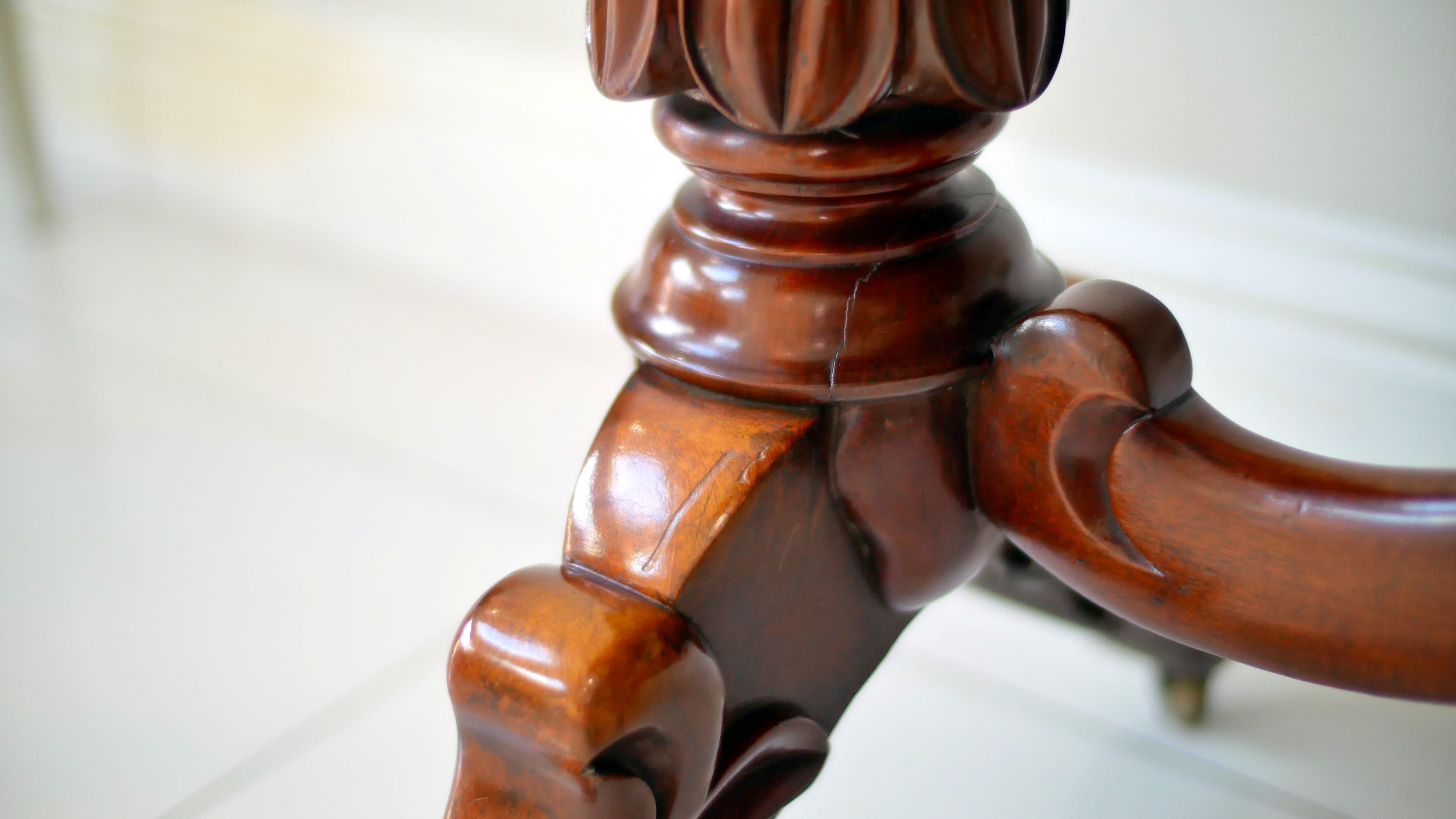 19th Century Victorian Library Table