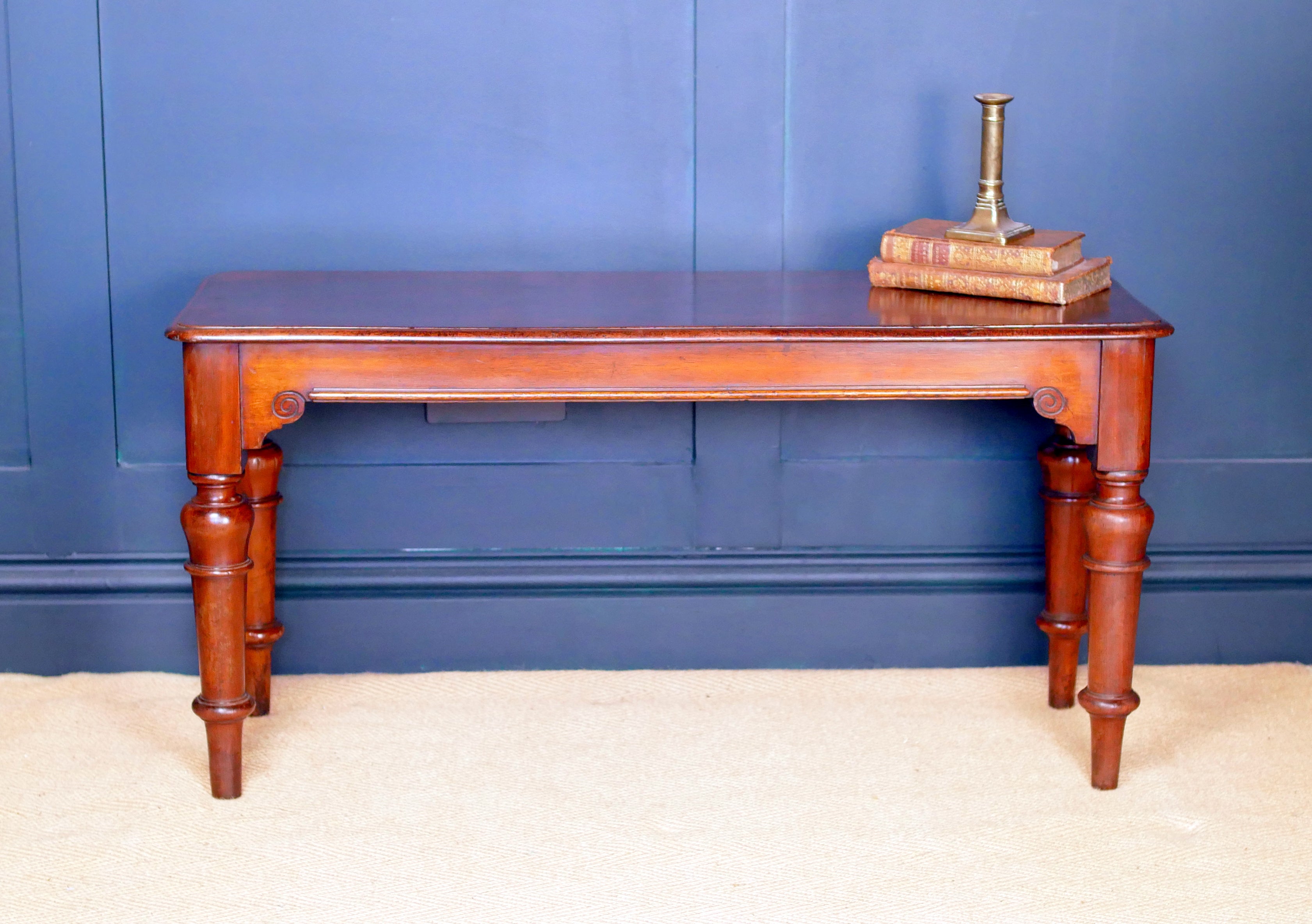 Victorian Mahogany Bench Window Seat