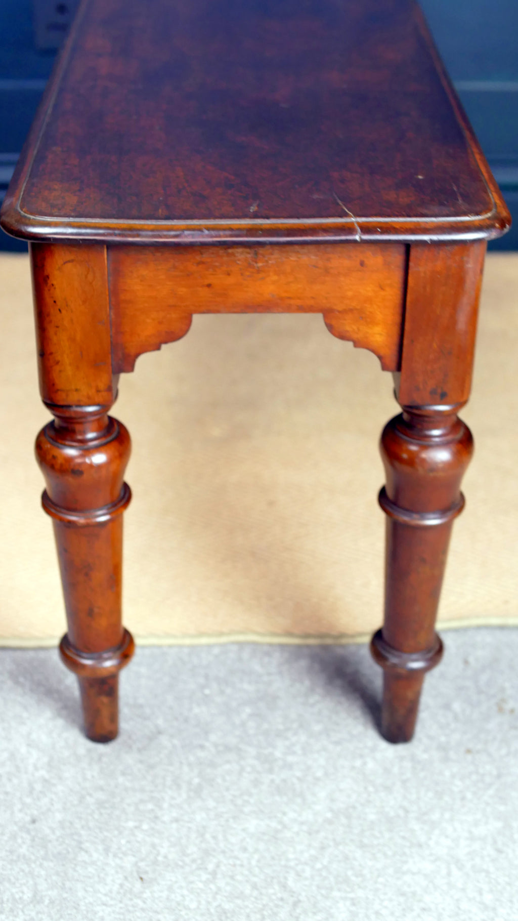 Victorian Mahogany Bench Window Seat