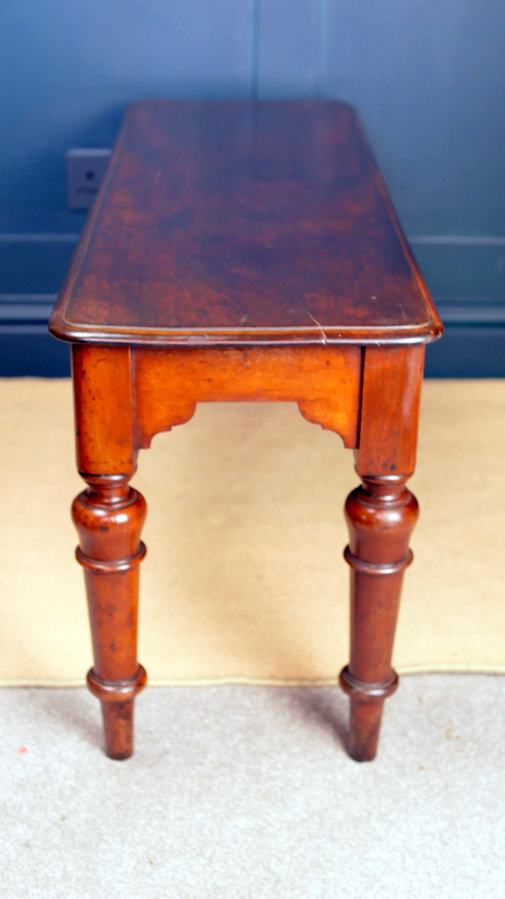 Victorian Mahogany Bench Window Seat