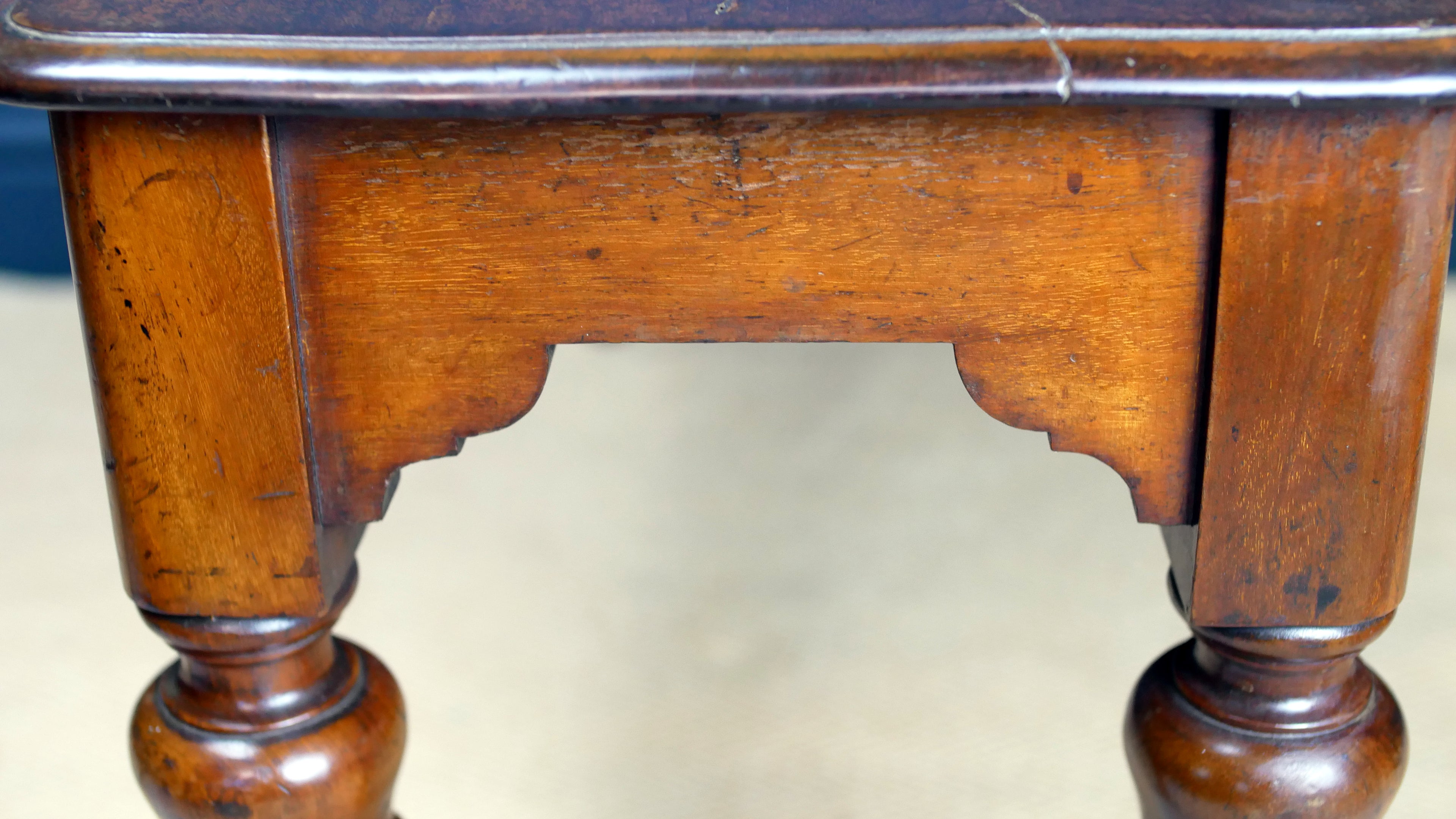 Victorian Mahogany Bench Window Seat
