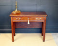 Georgian Console Side Hall Tea Table Mahogany Fold Over