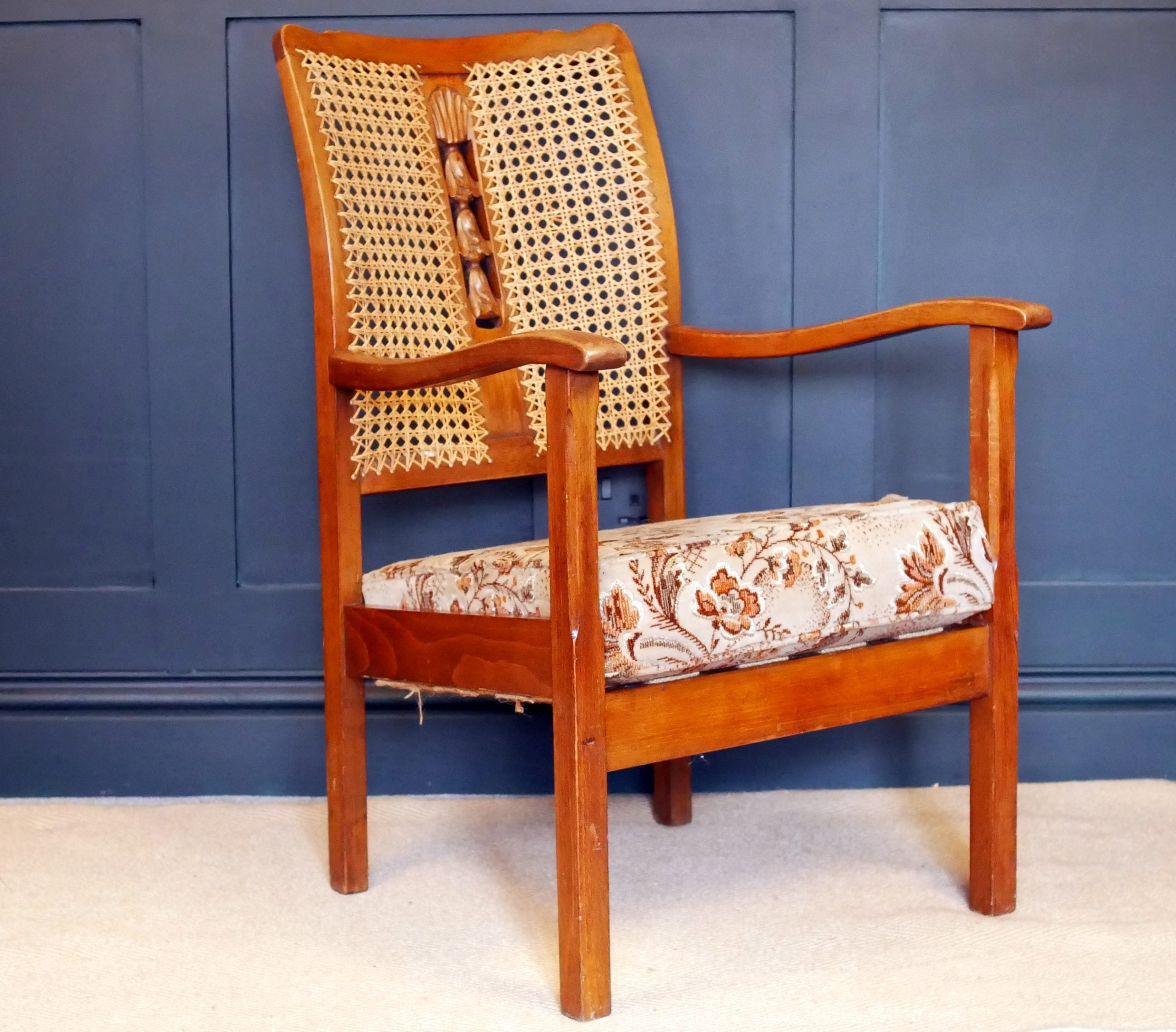 Antique Vintage Bedroom Chair 1920’s Art Deco