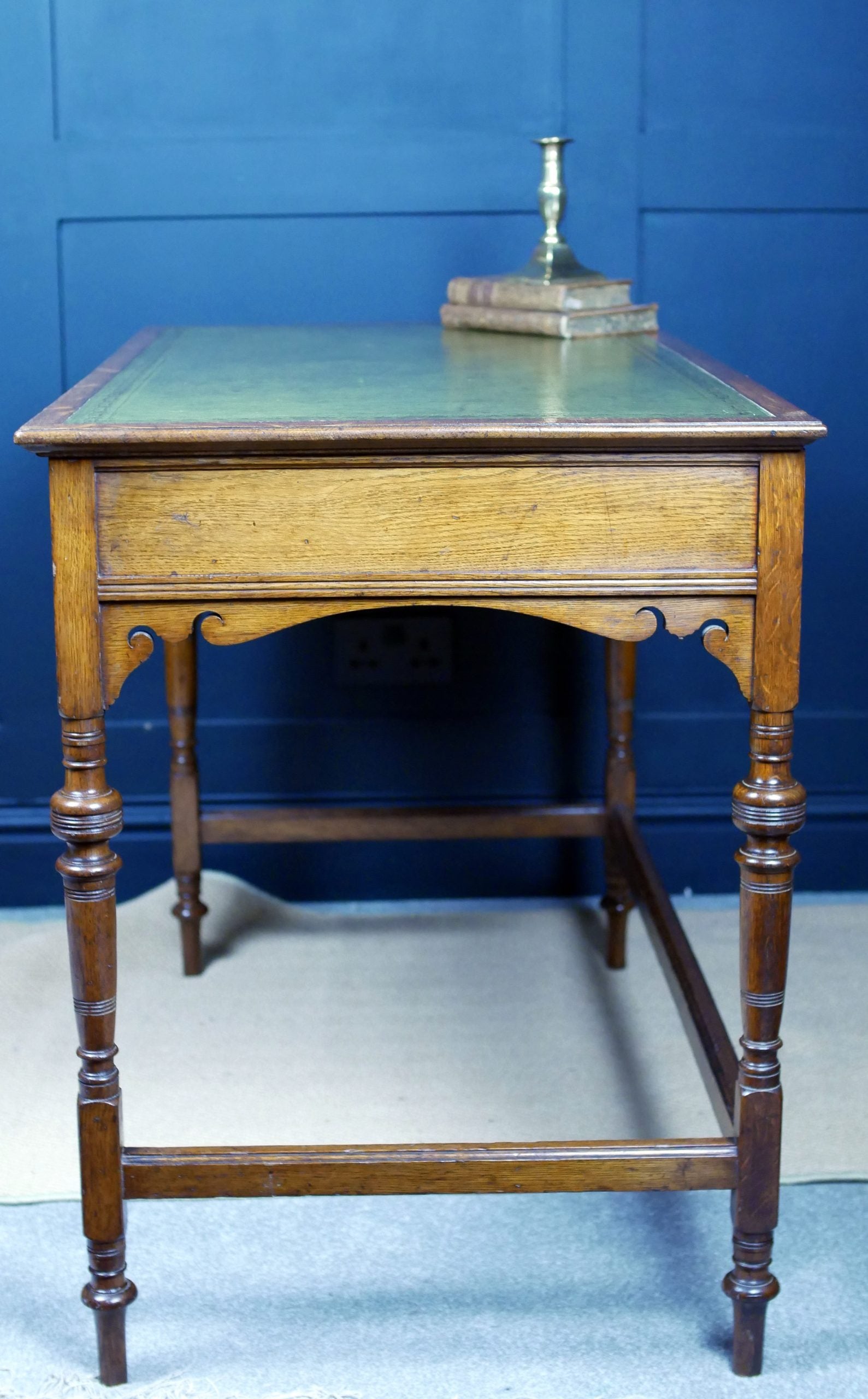 Antique Victorian Writing Desk Side Table by Gillows of Lancaster